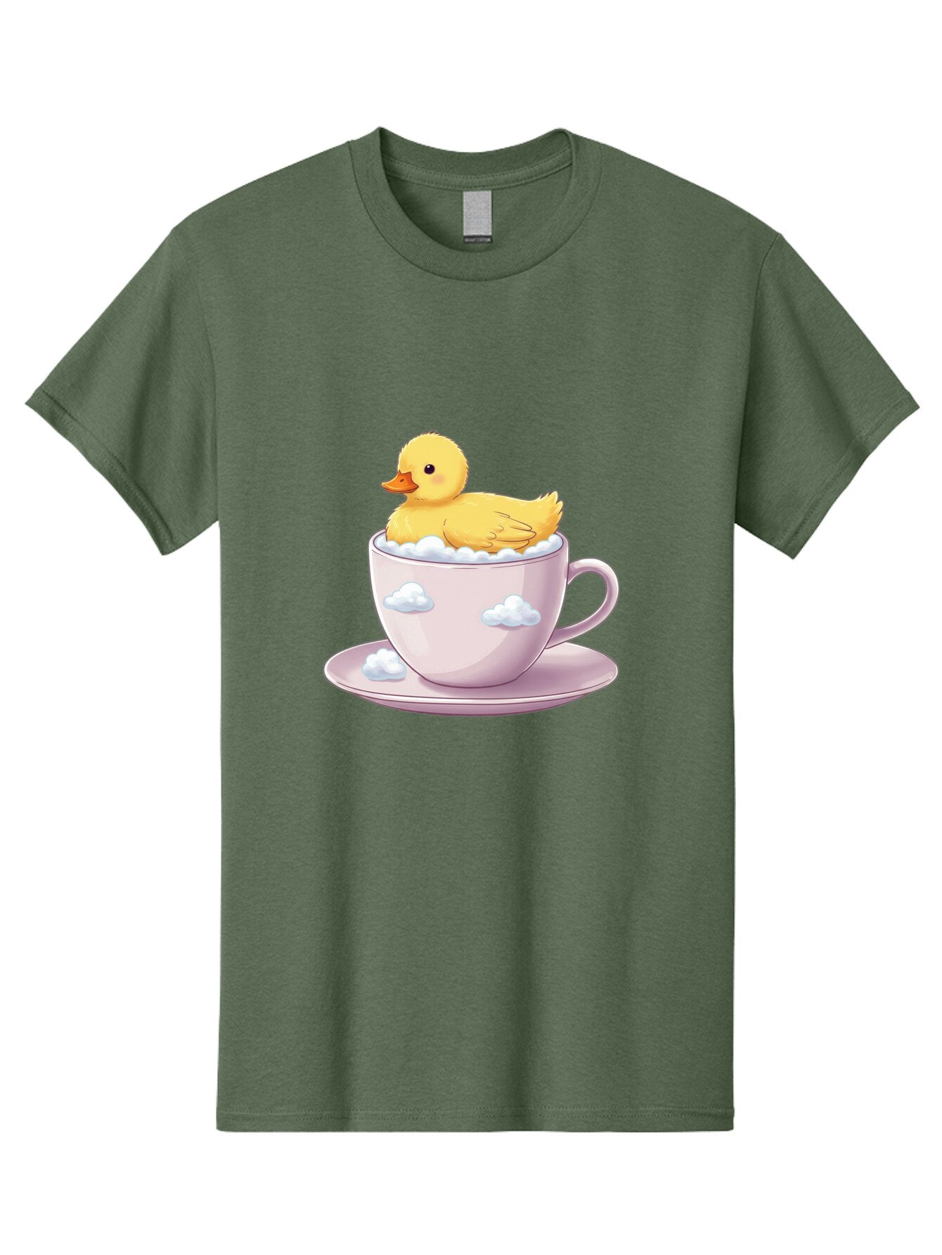 Duck-In-Tea-Cup-1 Men'S Graphic Tee, 100% Cotton, Comfortable Casual Summer Wear, Machine Washable, Vintage Camera, Old Camera, Antique Camera, Black Camera, Classic Photography, Photography Equipment, Nostalgic Device, Film Camera, Camera Art Baq751 1
