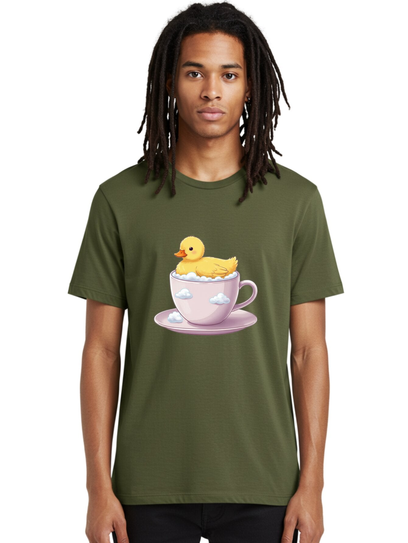 Duck-In-Tea-Cup-1 Men'S Graphic Tee, 100% Cotton, Comfortable Casual Summer Wear, Machine Washable, Vintage Camera, Old Camera, Antique Camera, Black Camera, Classic Photography, Photography Equipment, Nostalgic Device, Film Camera, Camera Art Baq751 19