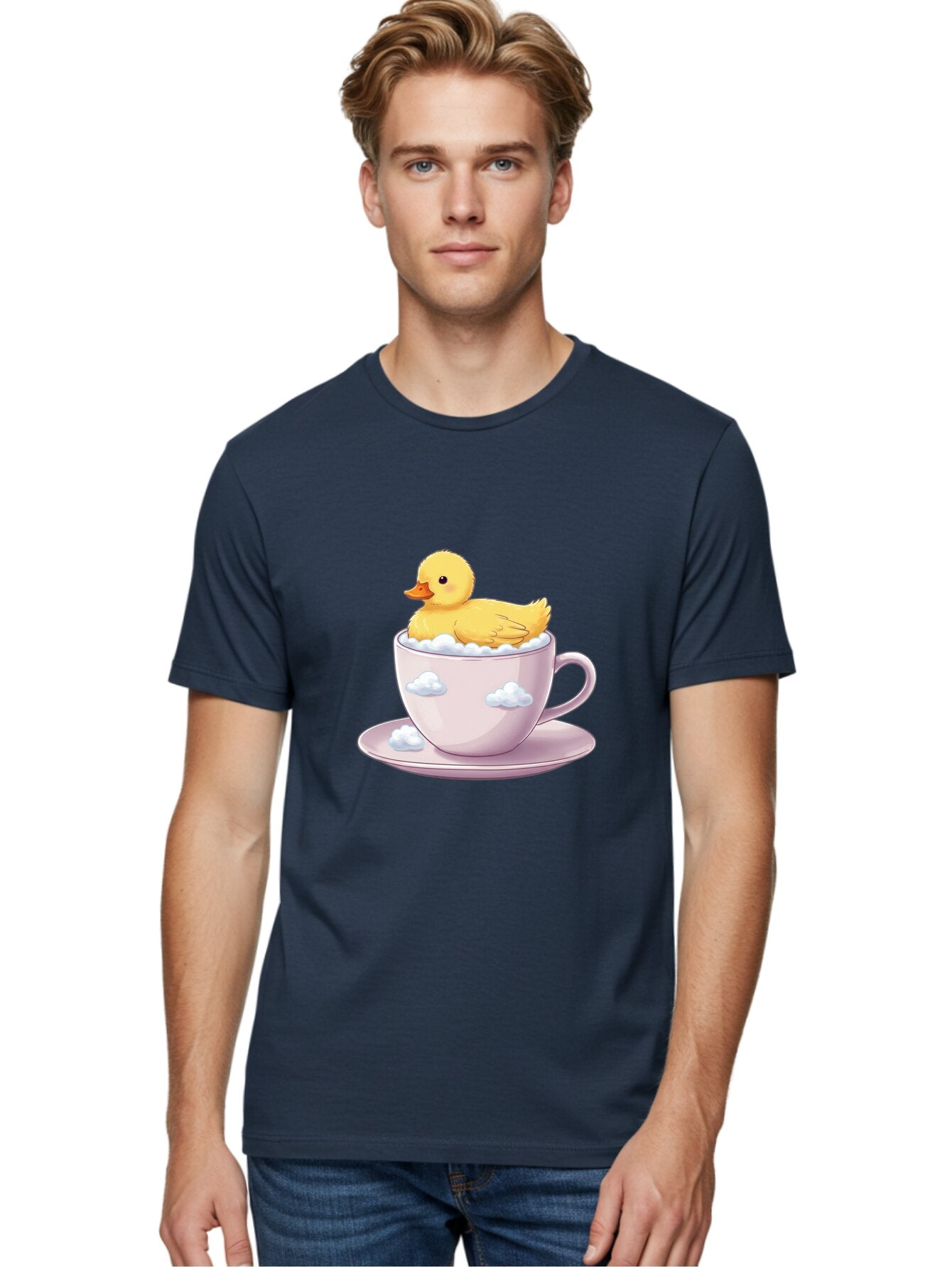 Duck-In-Tea-Cup-1 Men'S Graphic Tee, 100% Cotton, Comfortable Casual Summer Wear, Machine Washable, Vintage Camera, Old Camera, Antique Camera, Black Camera, Classic Photography, Photography Equipment, Nostalgic Device, Film Camera, Camera Art Baq751 20