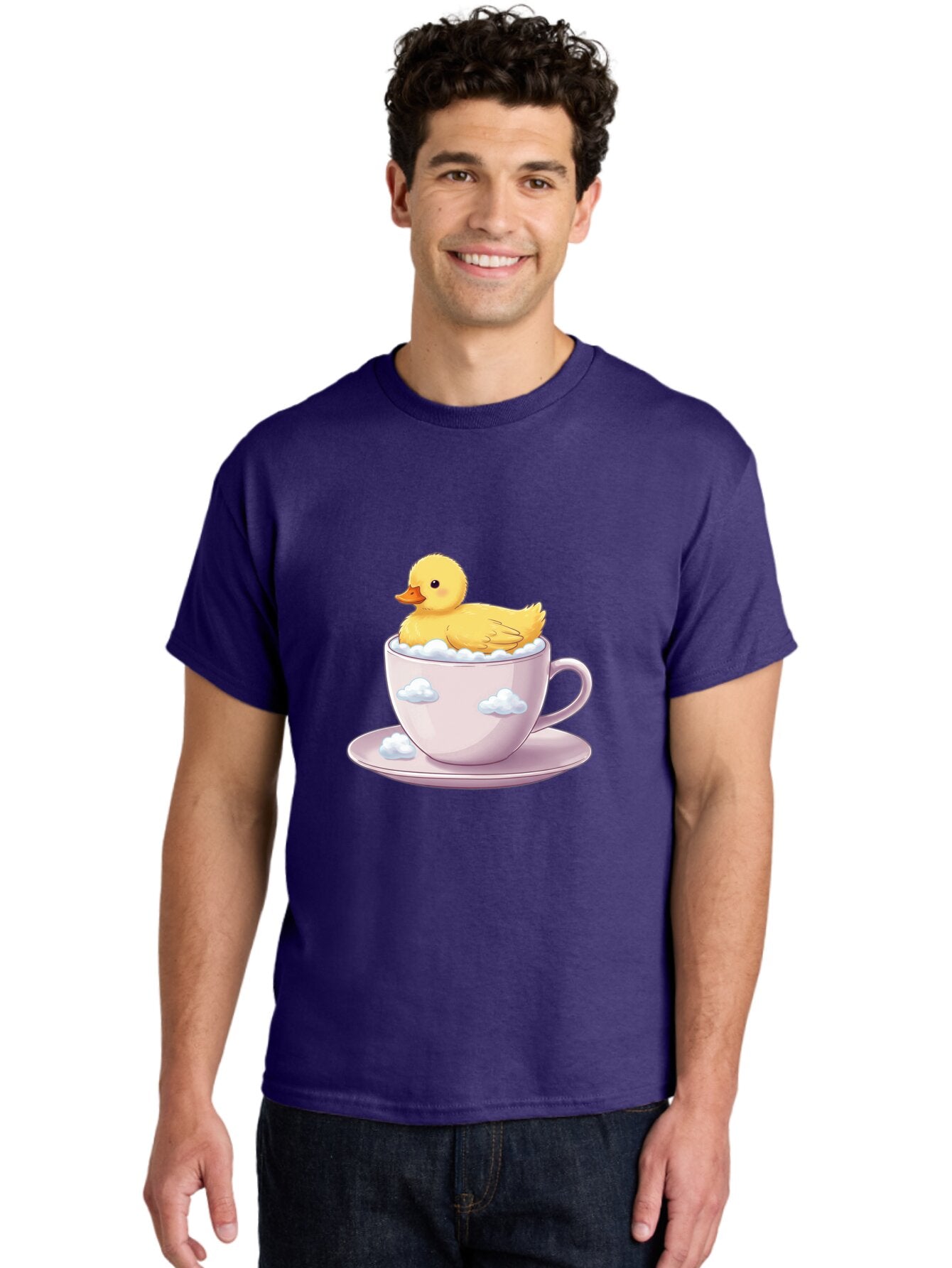 Duck-In-Tea-Cup-1 Men'S Graphic Tee, 100% Cotton, Comfortable Casual Summer Wear, Machine Washable, Vintage Camera, Old Camera, Antique Camera, Black Camera, Classic Photography, Photography Equipment, Nostalgic Device, Film Camera, Camera Art Baq751 30