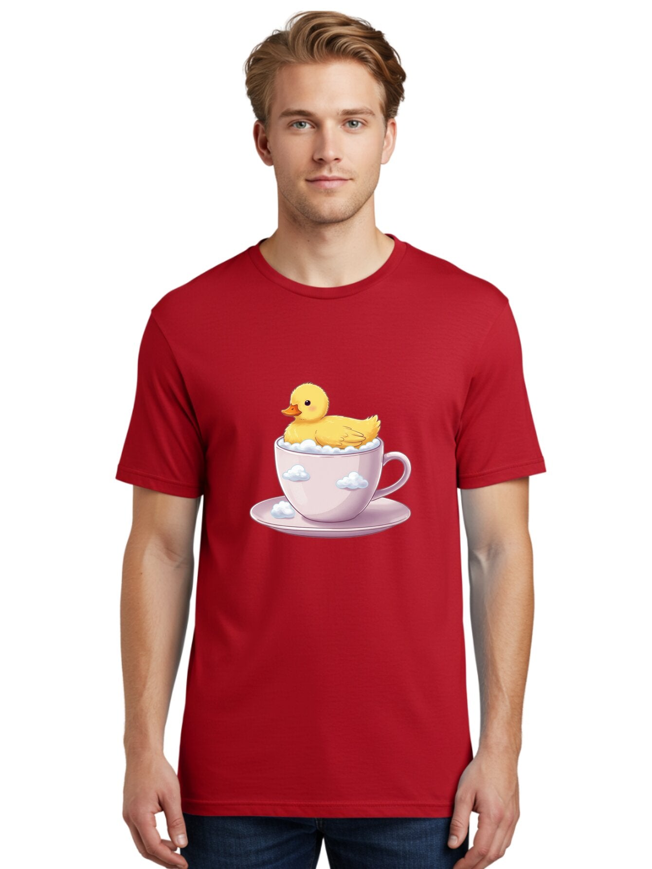 Duck-In-Tea-Cup-1 Men'S Graphic Tee, 100% Cotton, Comfortable Casual Summer Wear, Machine Washable, Vintage Camera, Old Camera, Antique Camera, Black Camera, Classic Photography, Photography Equipment, Nostalgic Device, Film Camera, Camera Art Baq751 26