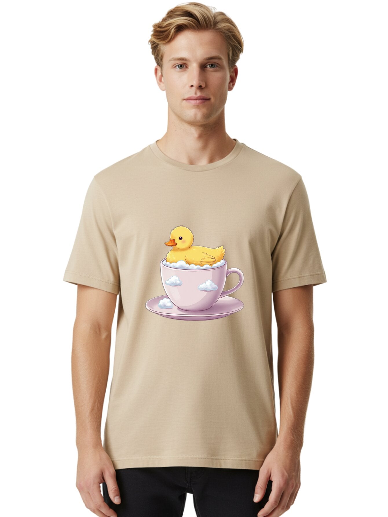 Duck-In-Tea-Cup-1 Men'S Graphic Tee, 100% Cotton, Comfortable Casual Summer Wear, Machine Washable, Vintage Camera, Old Camera, Antique Camera, Black Camera, Classic Photography, Photography Equipment, Nostalgic Device, Film Camera, Camera Art Baq751 18