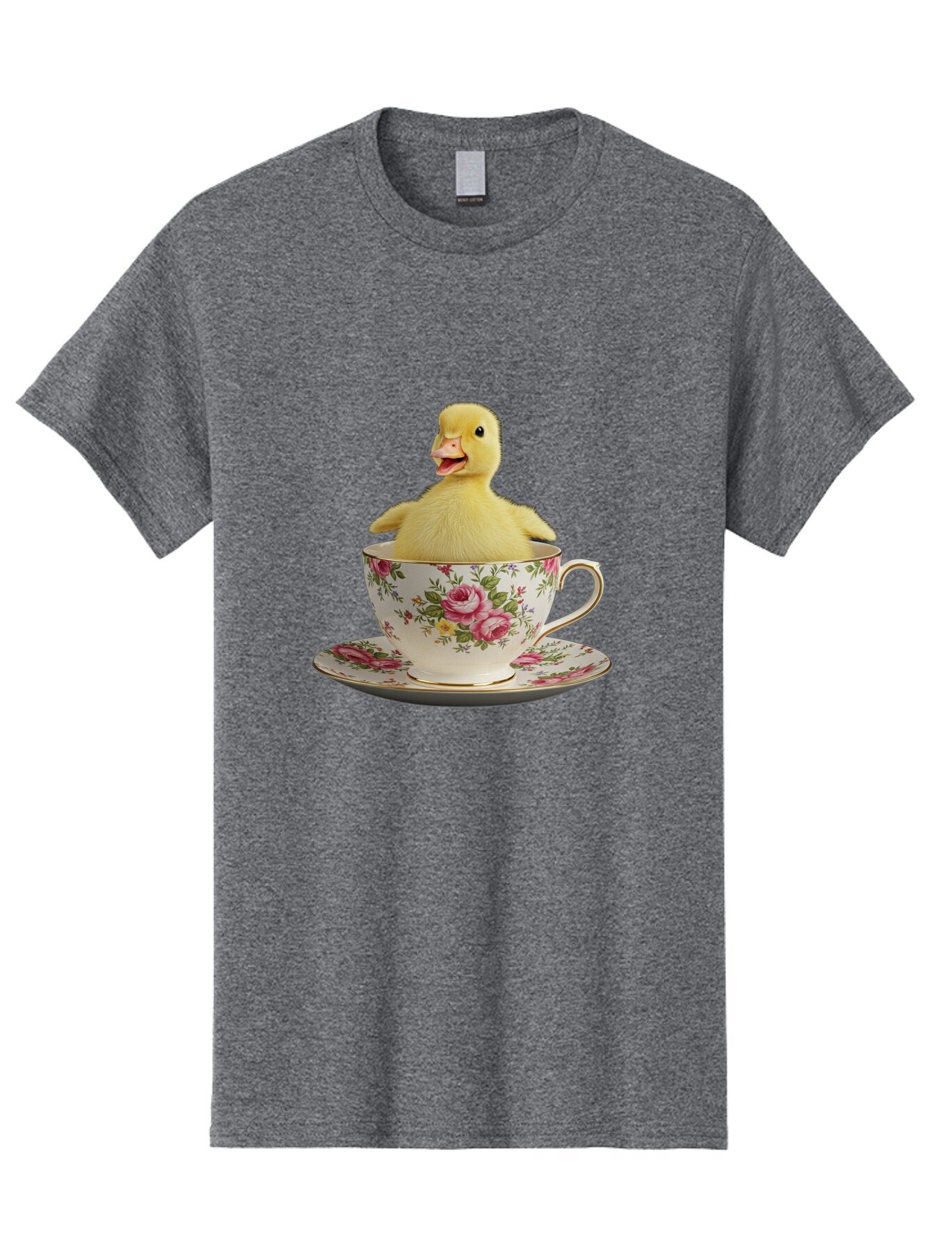 Duck-In-Teacup-1 Men'S Graphic Tee, 100% Cotton, Comfortable Casual Summer Wear, Machine Washable, Vintage Camera, Old Camera, Antique Camera, Black Camera, Classic Photography, Photography Equipment, Nostalgic Device, Film Camera, Camera Art Baq753 13