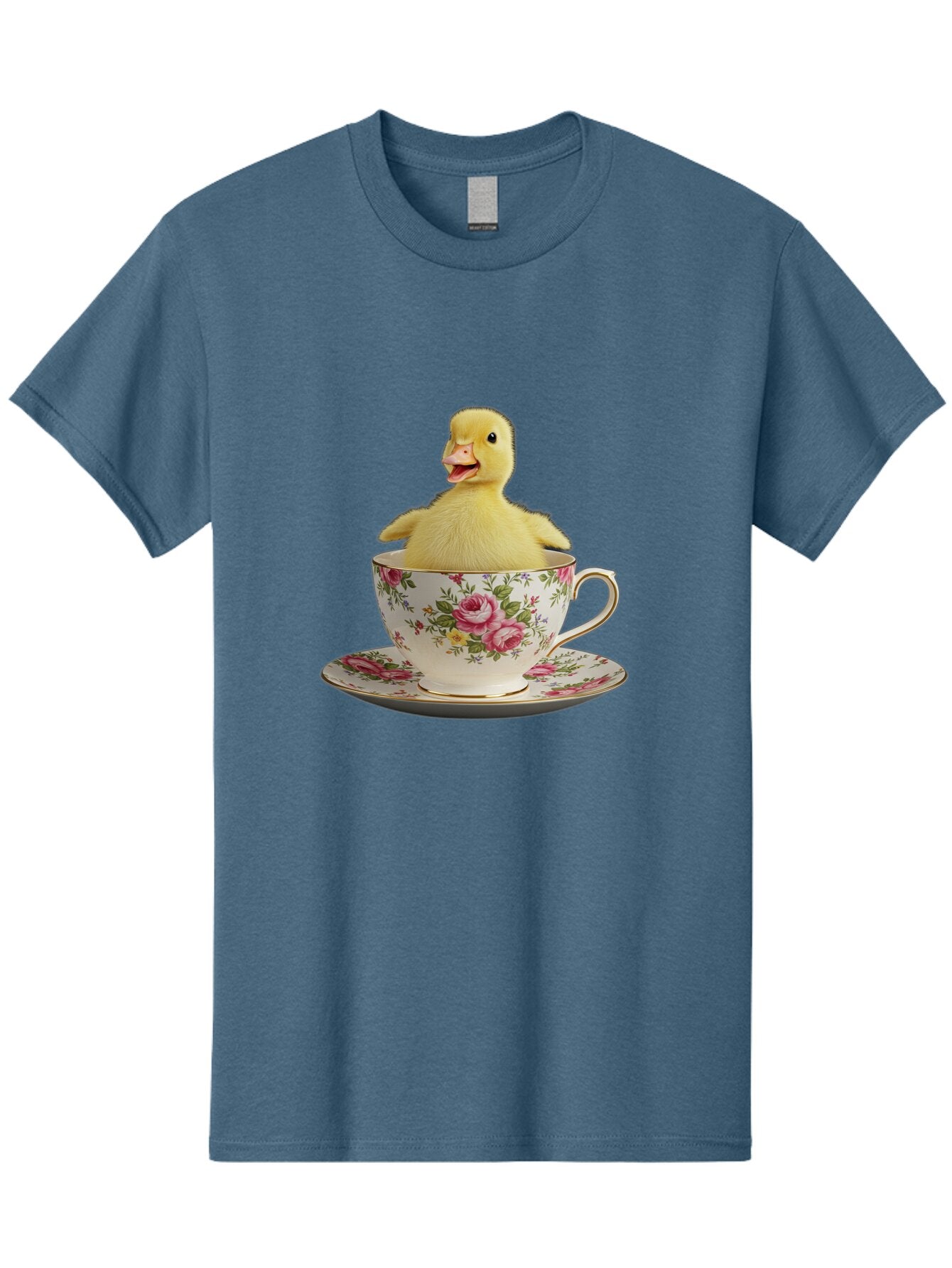 Duck-In-Teacup-1 Men'S Graphic Tee, 100% Cotton, Comfortable Casual Summer Wear, Machine Washable, Vintage Camera, Old Camera, Antique Camera, Black Camera, Classic Photography, Photography Equipment, Nostalgic Device, Film Camera, Camera Art Baq753 6