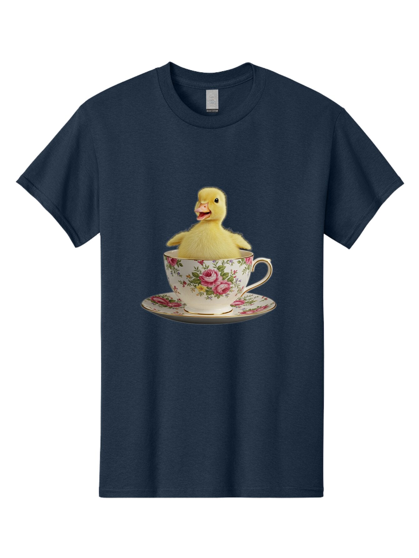 Duck-In-Teacup-1 Men'S Graphic Tee, 100% Cotton, Comfortable Casual Summer Wear, Machine Washable, Vintage Camera, Old Camera, Antique Camera, Black Camera, Classic Photography, Photography Equipment, Nostalgic Device, Film Camera, Camera Art Baq753 8
