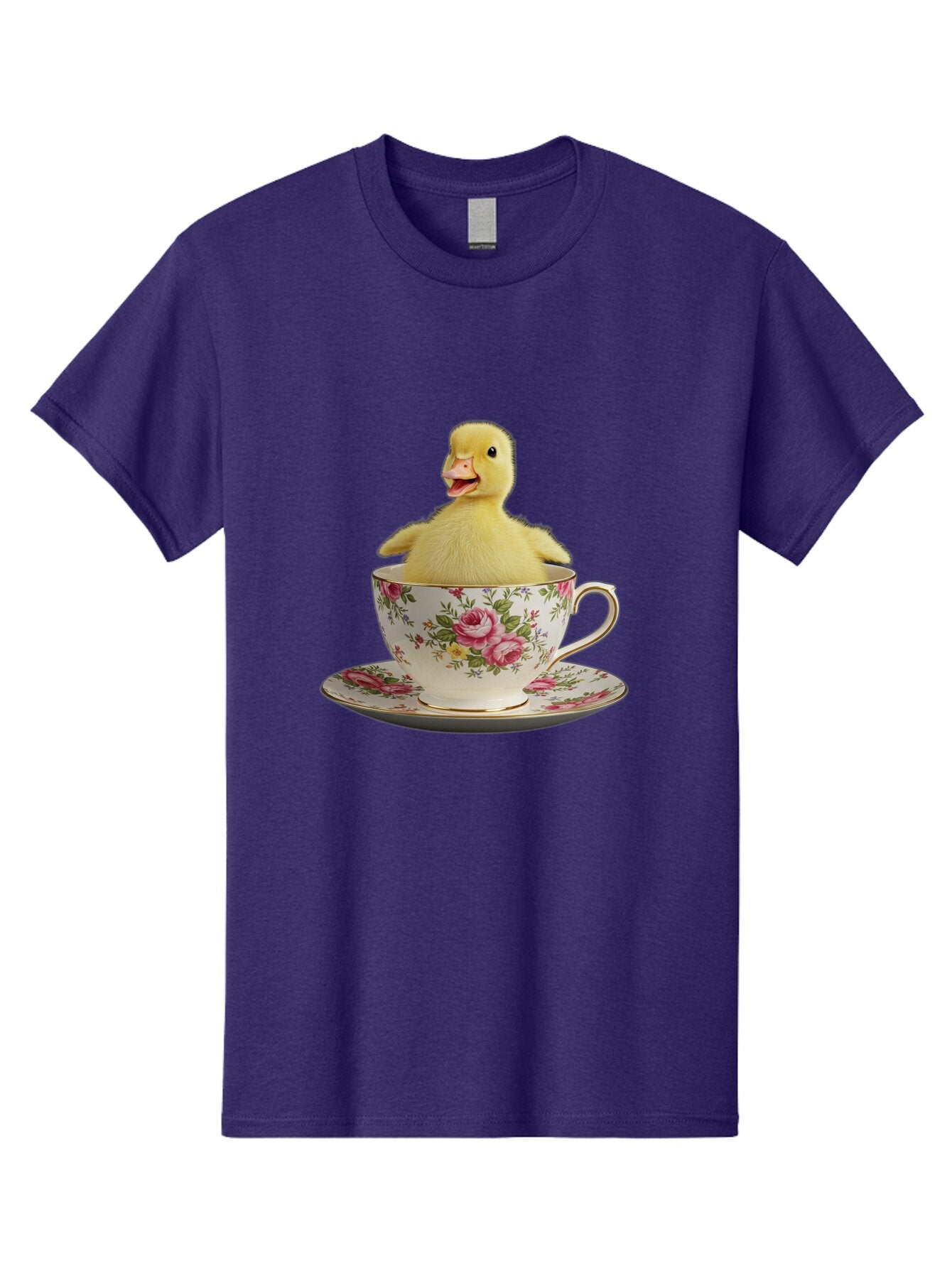 Duck-In-Teacup-1 Men'S Graphic Tee, 100% Cotton, Comfortable Casual Summer Wear, Machine Washable, Vintage Camera, Old Camera, Antique Camera, Black Camera, Classic Photography, Photography Equipment, Nostalgic Device, Film Camera, Camera Art Baq753 7