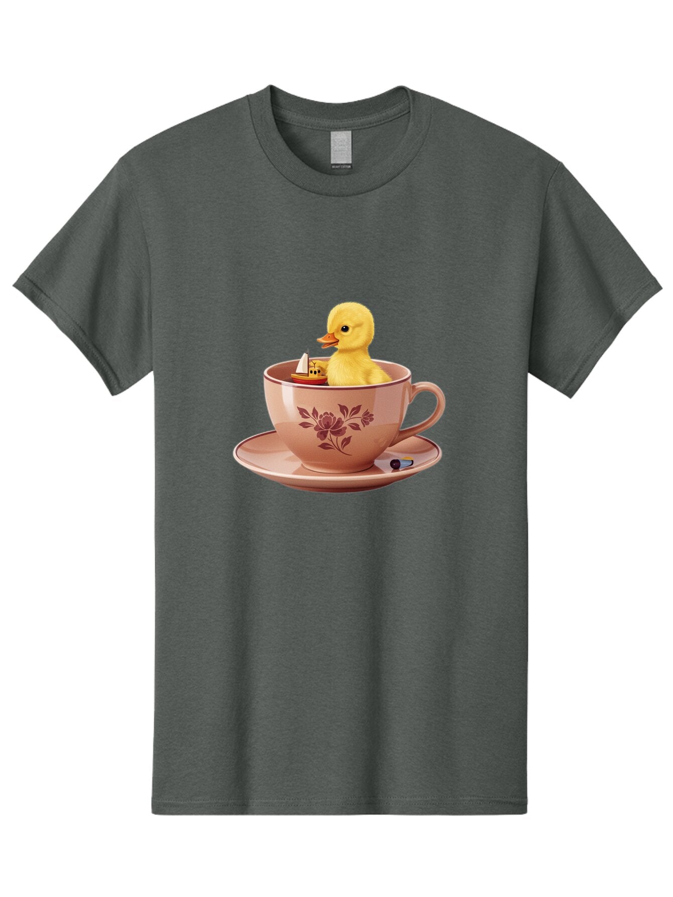 Duck-In-Teacup-2 Men'S Graphic Tee, 100% Cotton, Comfortable Casual Summer Wear, Machine Washable, Vintage Camera, Old Camera, Antique Camera, Black Camera, Classic Photography, Photography Equipment, Nostalgic Device, Film Camera, Camera Art Baq754 9