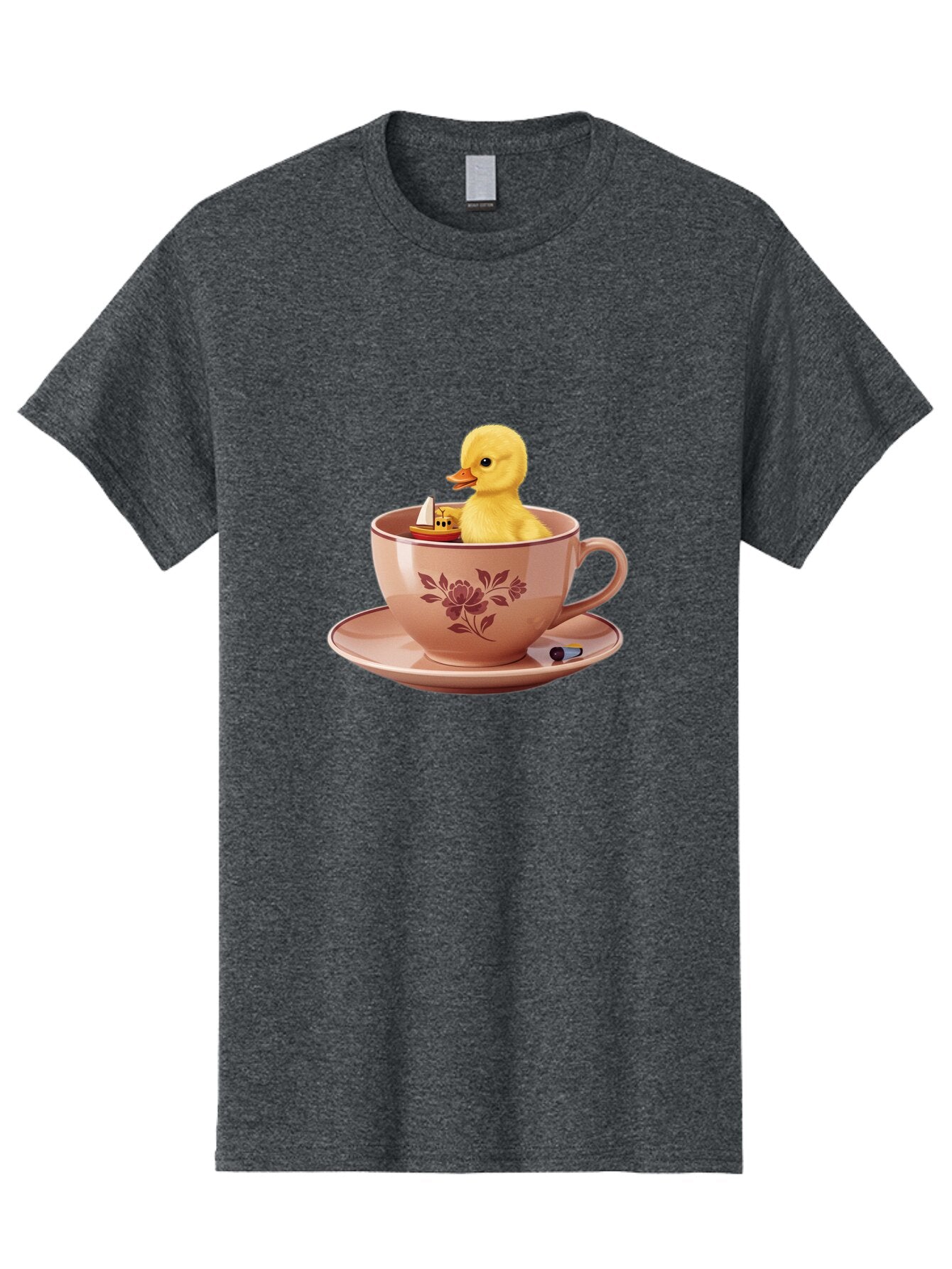 Duck-In-Teacup-2 Men'S Graphic Tee, 100% Cotton, Comfortable Casual Summer Wear, Machine Washable, Vintage Camera, Old Camera, Antique Camera, Black Camera, Classic Photography, Photography Equipment, Nostalgic Device, Film Camera, Camera Art Baq754 13
