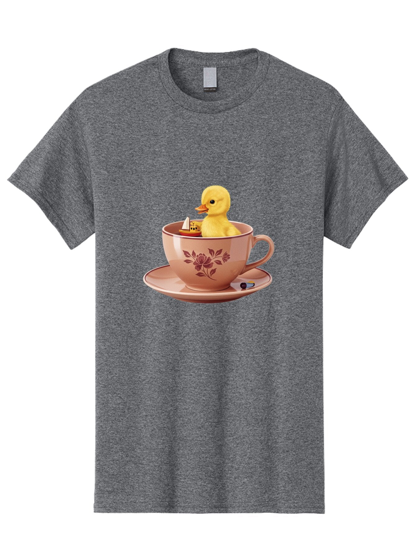 Duck-In-Teacup-2 Men'S Graphic Tee, 100% Cotton, Comfortable Casual Summer Wear, Machine Washable, Vintage Camera, Old Camera, Antique Camera, Black Camera, Classic Photography, Photography Equipment, Nostalgic Device, Film Camera, Camera Art Baq754 11