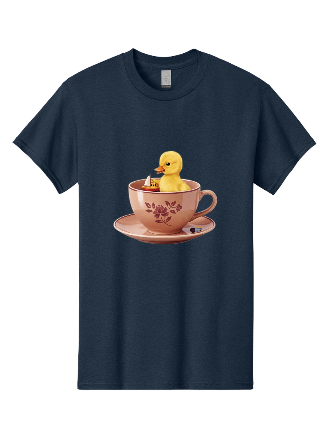 Duck-In-Teacup-2 Men'S Graphic Tee, 100% Cotton, Comfortable Casual Summer Wear, Machine Washable, Vintage Camera, Old Camera, Antique Camera, Black Camera, Classic Photography, Photography Equipment, Nostalgic Device, Film Camera, Camera Art Baq754 5