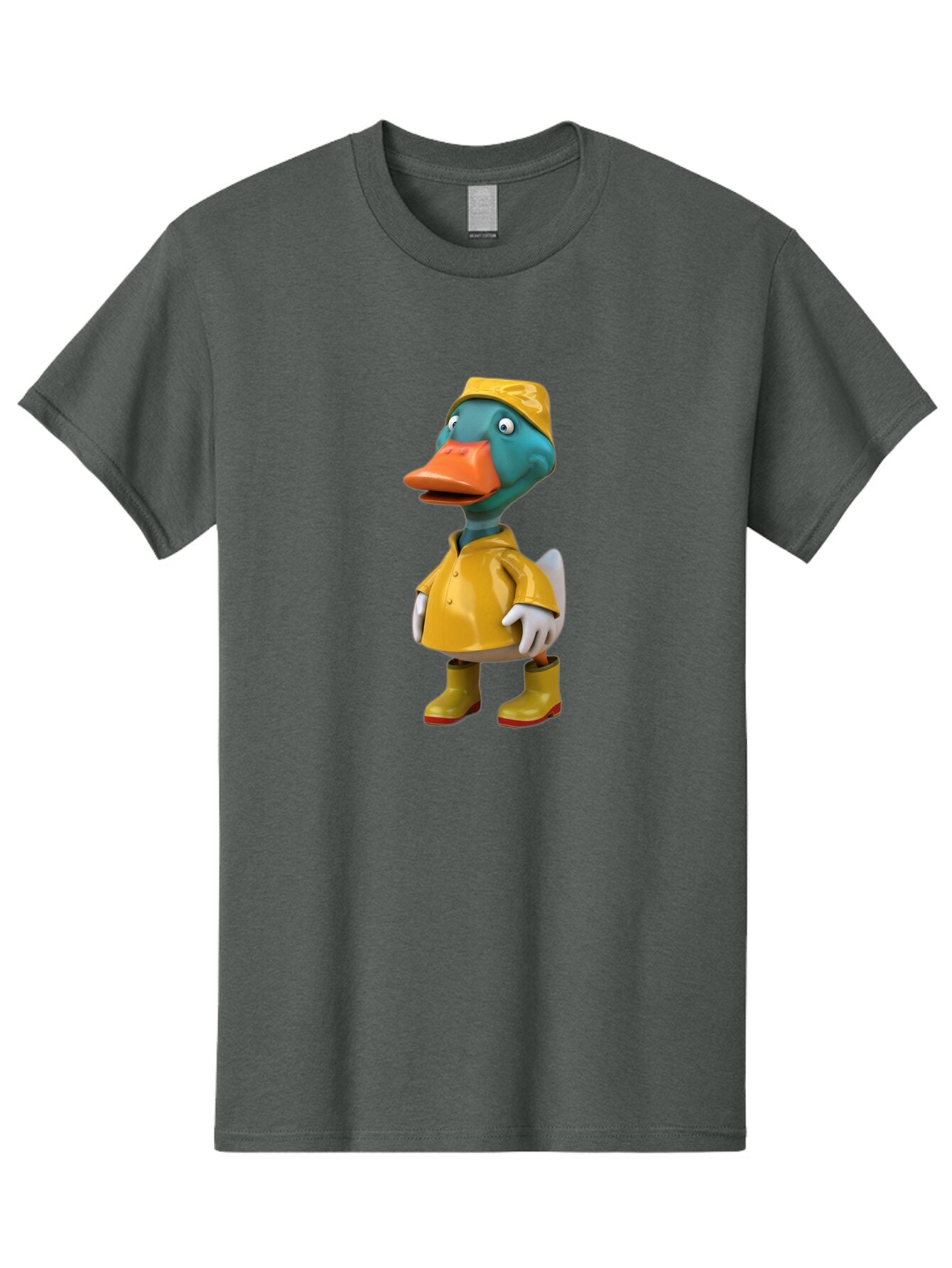 Duck-In-Yellow-Rain-Gear Men'S Graphic Tee, 100% Cotton, Comfortable Casual Summer Wear, Machine Washable, Vintage Camera, Old Camera, Antique Camera, Black Camera, Classic Photography, Photography Equipment, Nostalgic Device, Film Camera, Baq756 13