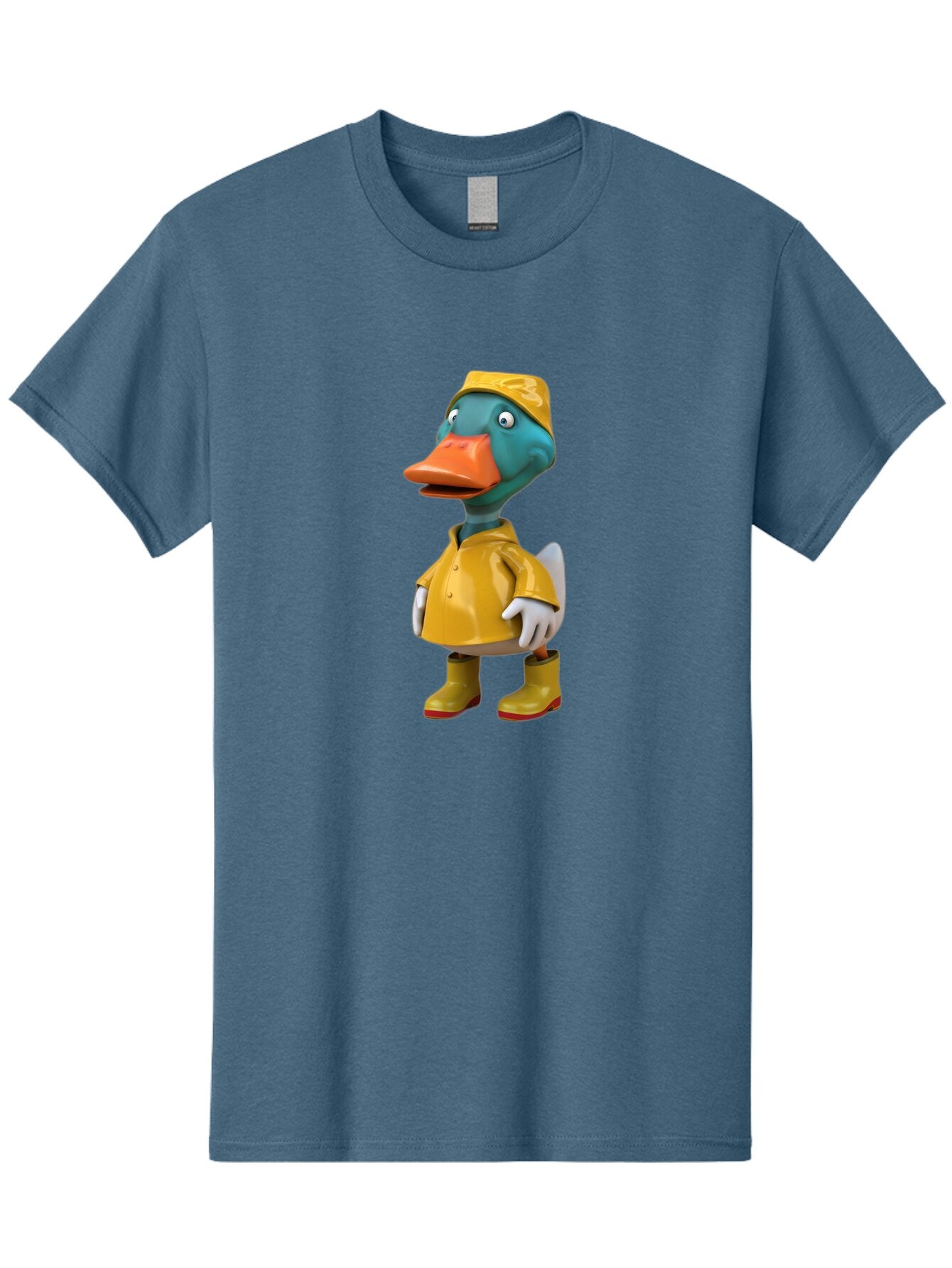 Duck-In-Yellow-Rain-Gear Men'S Graphic Tee, 100% Cotton, Comfortable Casual Summer Wear, Machine Washable, Vintage Camera, Old Camera, Antique Camera, Black Camera, Classic Photography, Photography Equipment, Nostalgic Device, Film Camera, Baq756 2
