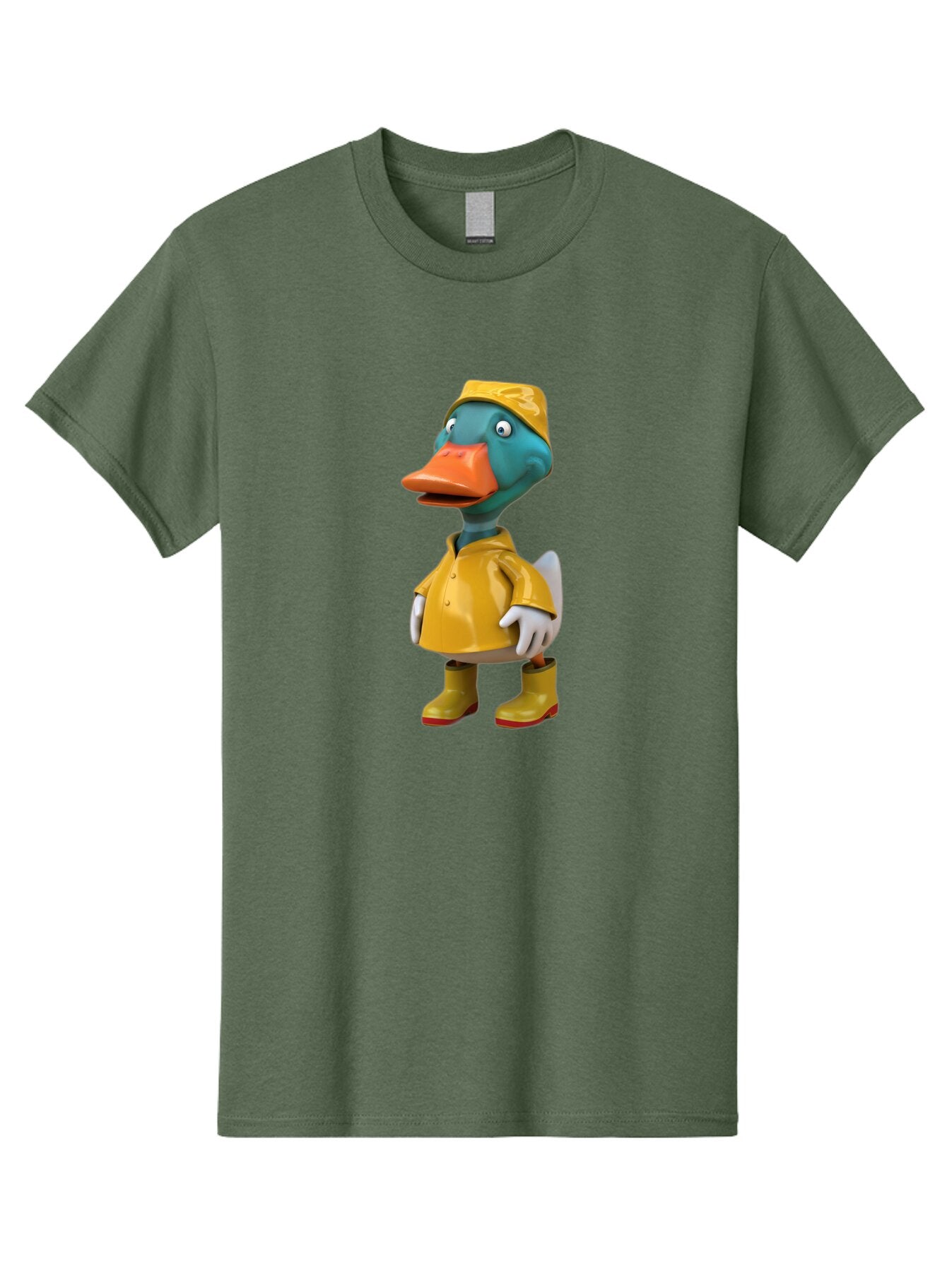 Duck-In-Yellow-Rain-Gear Men'S Graphic Tee, 100% Cotton, Comfortable Casual Summer Wear, Machine Washable, Vintage Camera, Old Camera, Antique Camera, Black Camera, Classic Photography, Photography Equipment, Nostalgic Device, Film Camera, Baq756 9
