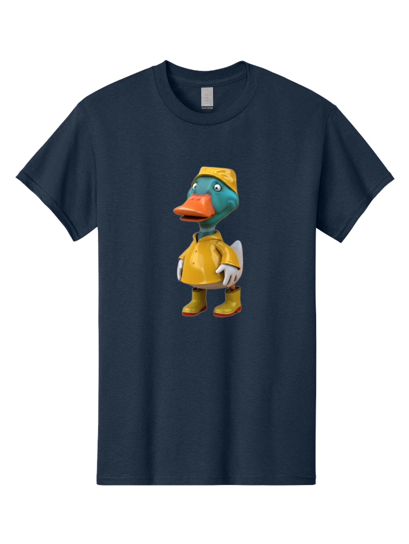 Duck-In-Yellow-Rain-Gear Men'S Graphic Tee, 100% Cotton, Comfortable Casual Summer Wear, Machine Washable, Vintage Camera, Old Camera, Antique Camera, Black Camera, Classic Photography, Photography Equipment, Nostalgic Device, Film Camera, Baq756 10