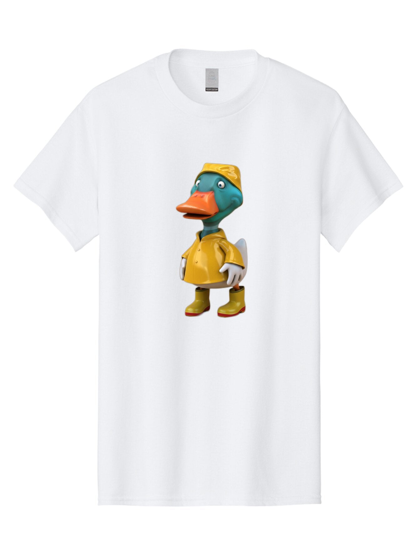Duck-In-Yellow-Rain-Gear Men'S Graphic Tee, 100% Cotton, Comfortable Casual Summer Wear, Machine Washable, Vintage Camera, Old Camera, Antique Camera, Black Camera, Classic Photography, Photography Equipment, Nostalgic Device, Film Camera, Baq756 8