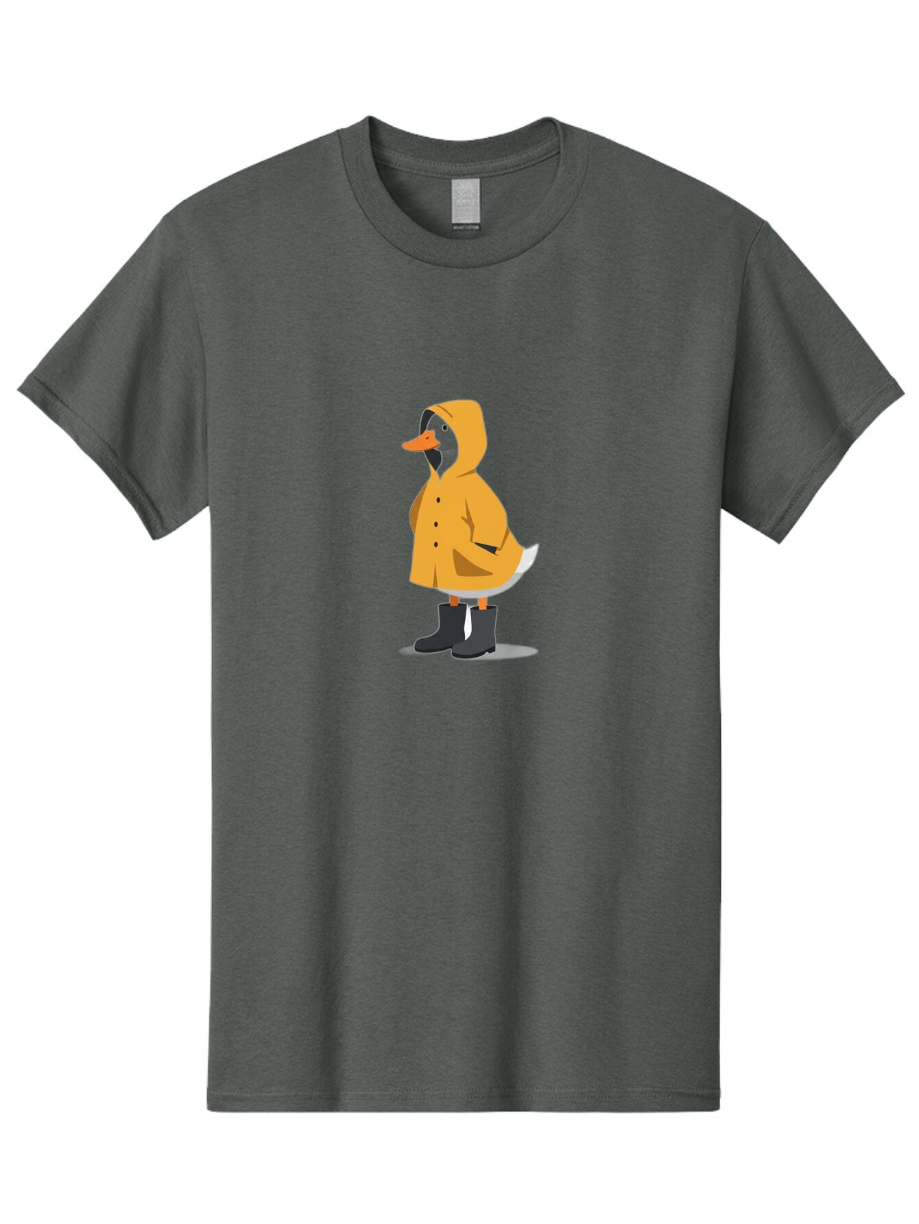 Duck-In-Yellow-Raincoat Men'S Graphic Tee, 100% Cotton, Comfortable Casual Summer Wear, Machine Washable, Vintage Camera, Old Camera, Antique Camera, Black Camera, Classic Photography, Photography Equipment, Nostalgic Device, Film Camera, Baq757 14