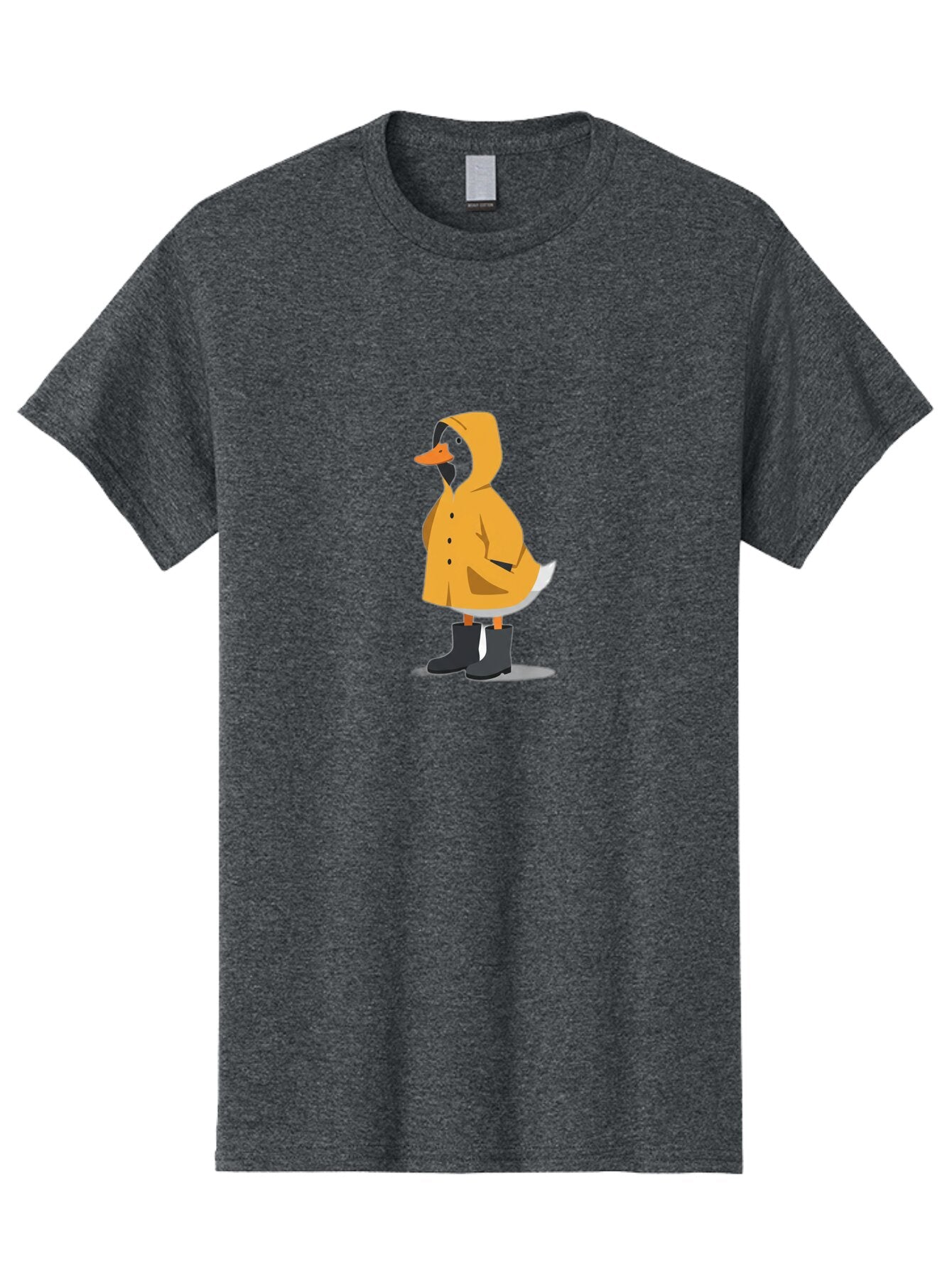 Duck-In-Yellow-Raincoat Men'S Graphic Tee, 100% Cotton, Comfortable Casual Summer Wear, Machine Washable, Vintage Camera, Old Camera, Antique Camera, Black Camera, Classic Photography, Photography Equipment, Nostalgic Device, Film Camera, Baq757 10