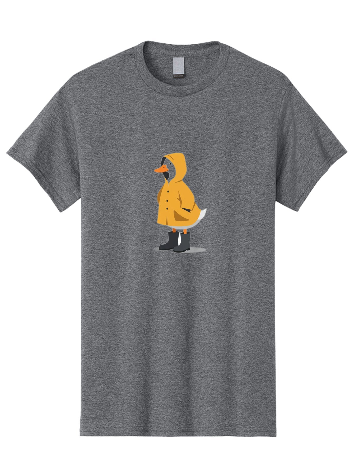 Duck-In-Yellow-Raincoat Men'S Graphic Tee, 100% Cotton, Comfortable Casual Summer Wear, Machine Washable, Vintage Camera, Old Camera, Antique Camera, Black Camera, Classic Photography, Photography Equipment, Nostalgic Device, Film Camera, Baq757 6