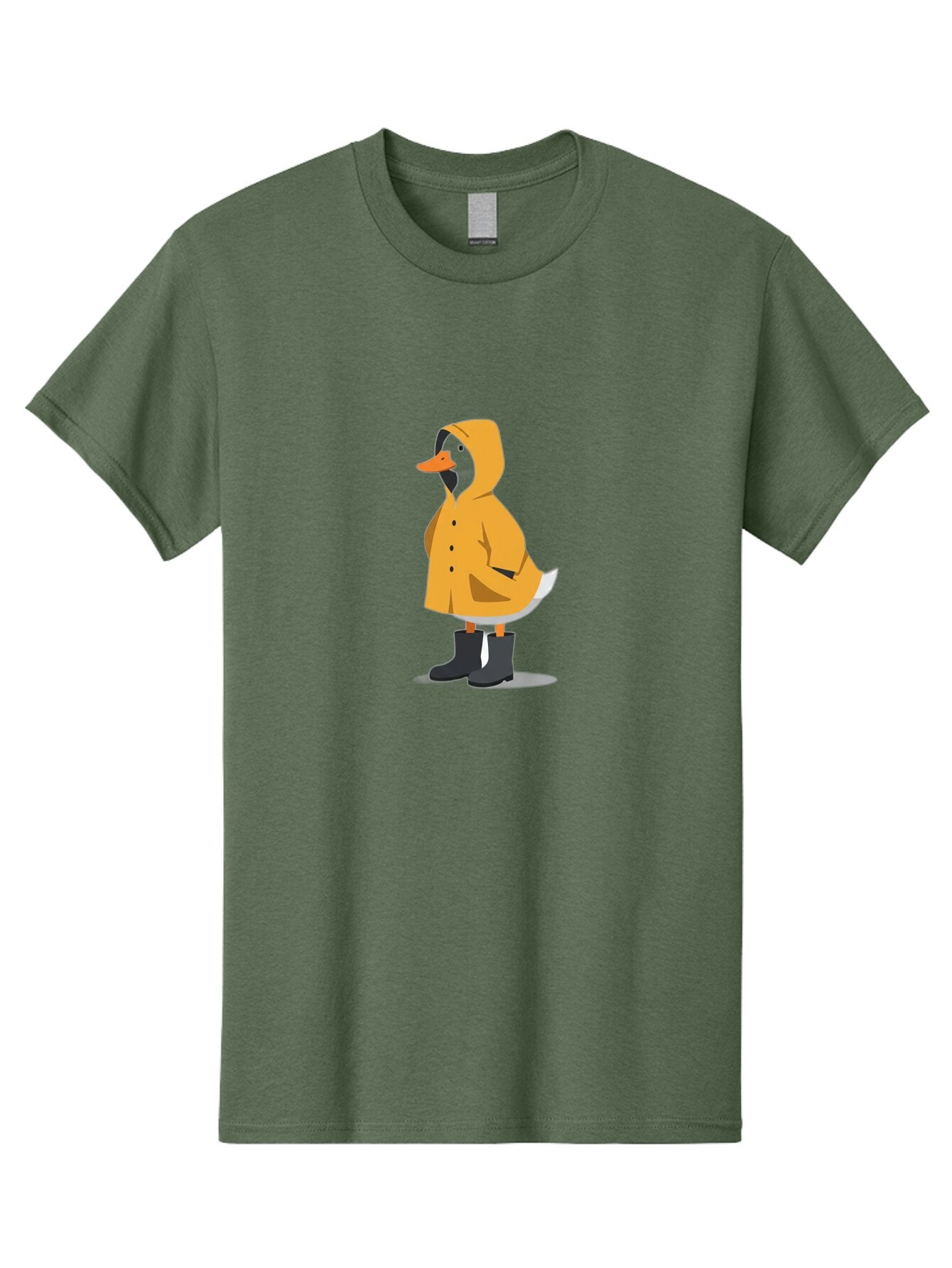 Duck-In-Yellow-Raincoat Men'S Graphic Tee, 100% Cotton, Comfortable Casual Summer Wear, Machine Washable, Vintage Camera, Old Camera, Antique Camera, Black Camera, Classic Photography, Photography Equipment, Nostalgic Device, Film Camera, Baq757 8