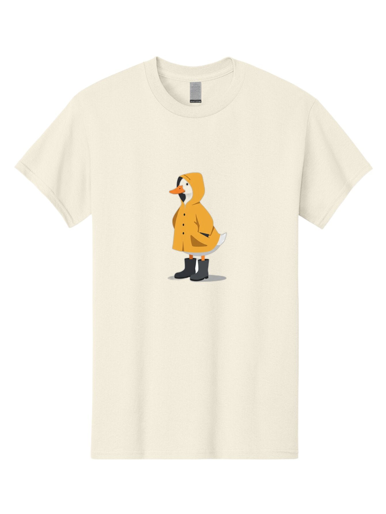 Duck-In-Yellow-Raincoat Men'S Graphic Tee, 100% Cotton, Comfortable Casual Summer Wear, Machine Washable, Vintage Camera, Old Camera, Antique Camera, Black Camera, Classic Photography, Photography Equipment, Nostalgic Device, Film Camera, Baq757 4