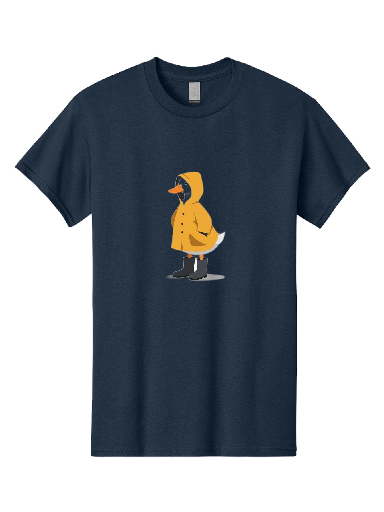 Duck-In-Yellow-Raincoat Men'S Graphic Tee, 100% Cotton, Comfortable Casual Summer Wear, Machine Washable, Vintage Camera, Old Camera, Antique Camera, Black Camera, Classic Photography, Photography Equipment, Nostalgic Device, Film Camera, Baq757 11