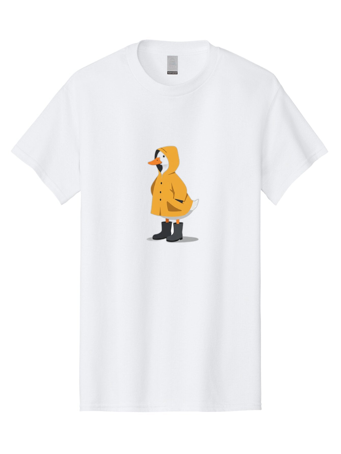 Duck-In-Yellow-Raincoat Men'S Graphic Tee, 100% Cotton, Comfortable Casual Summer Wear, Machine Washable, Vintage Camera, Old Camera, Antique Camera, Black Camera, Classic Photography, Photography Equipment, Nostalgic Device, Film Camera, Baq757 13