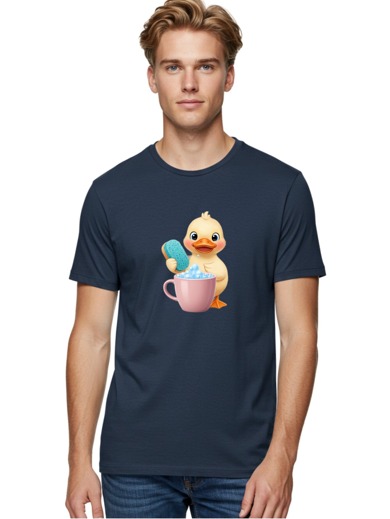Duckling-Bathing Men'S Graphic Tee, 100% Cotton, Comfortable Casual Summer Wear, Machine Washable, Vintage Camera, Old Camera, Antique Camera, Black Camera, Classic Photography, Photography Equipment, Nostalgic Device, Film Camera, Camera Art Baq760 23