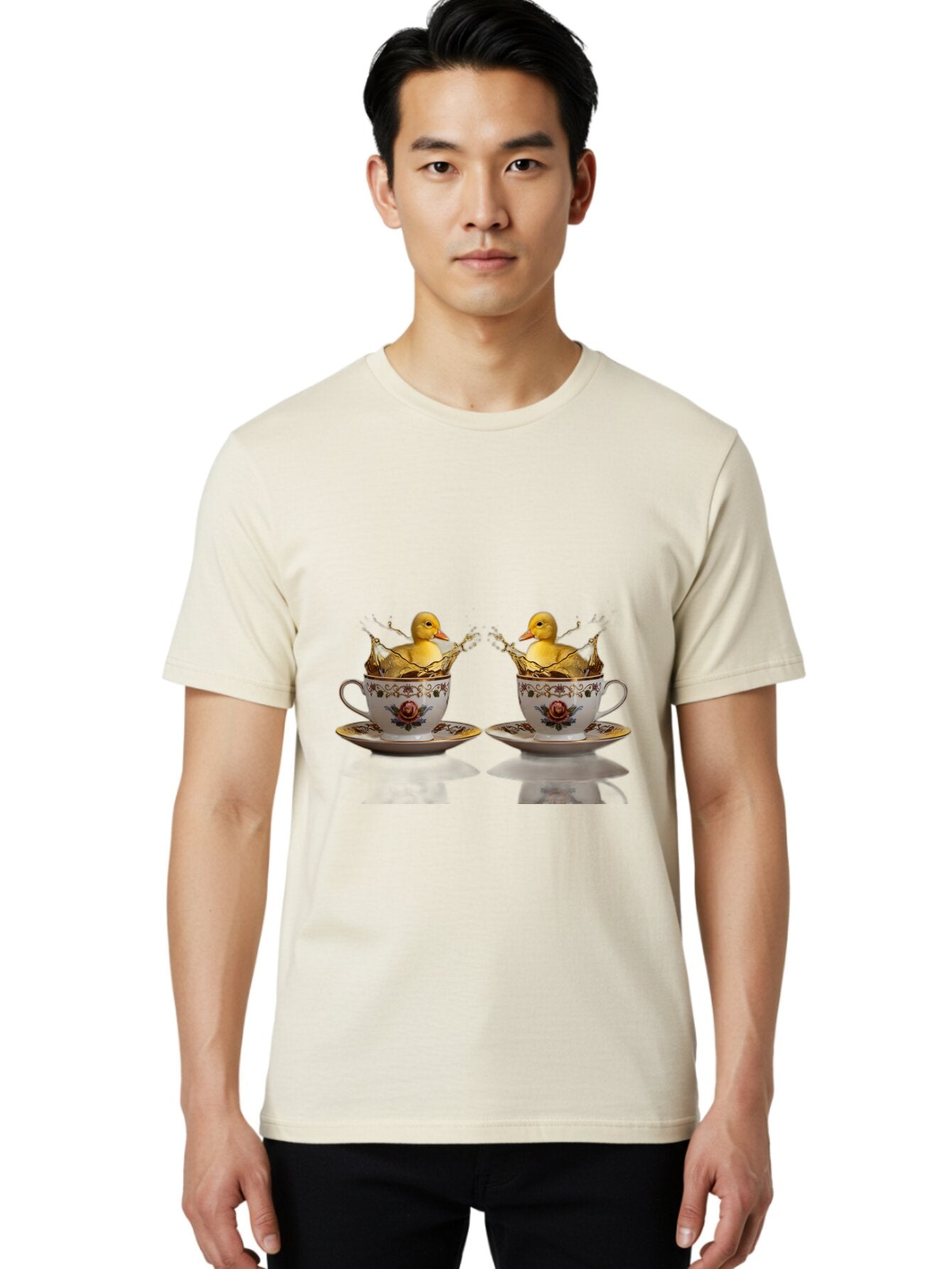 Ducks-In-Teacups Men'S Graphic Tee, 100% Cotton, Comfortable Casual Summer Wear, Machine Washable, Vintage Camera, Old Camera, Antique Camera, Black Camera, Classic Photography, Photography Equipment, Nostalgic Device, Film Camera, Camera Art Baq763 23
