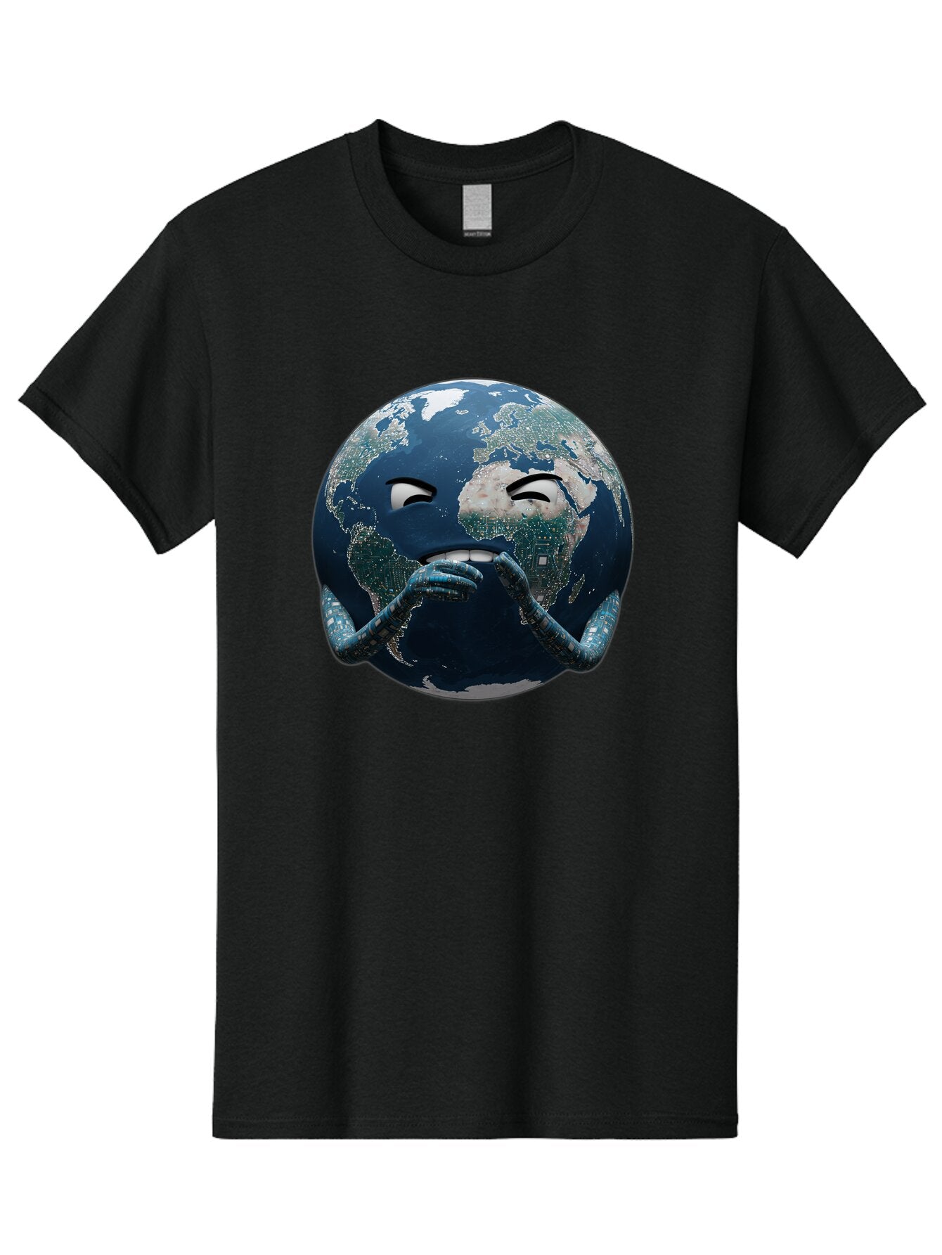 Earth-Emoji-1 Men'S Graphic Tee, 100% Cotton, Comfortable Casual Summer Wear, Machine Washable, Vintage Camera, Old Camera, Antique Camera, Black Camera, Classic Photography, Photography Equipment, Nostalgic Device, Film Camera, Camera Art Baq767 13