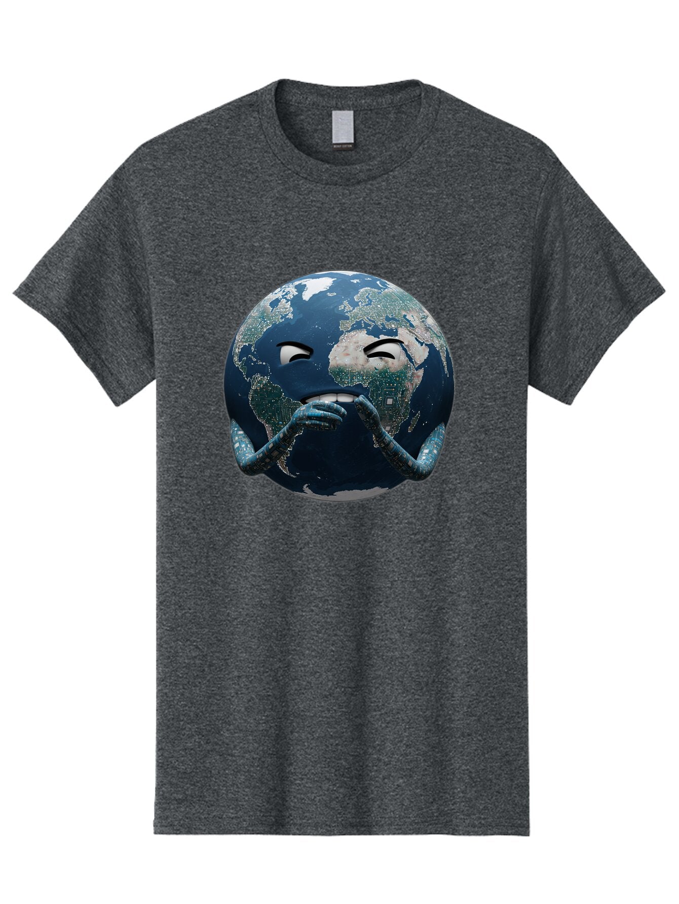 Earth-Emoji-1 Men'S Graphic Tee, 100% Cotton, Comfortable Casual Summer Wear, Machine Washable, Vintage Camera, Old Camera, Antique Camera, Black Camera, Classic Photography, Photography Equipment, Nostalgic Device, Film Camera, Camera Art Baq767 4