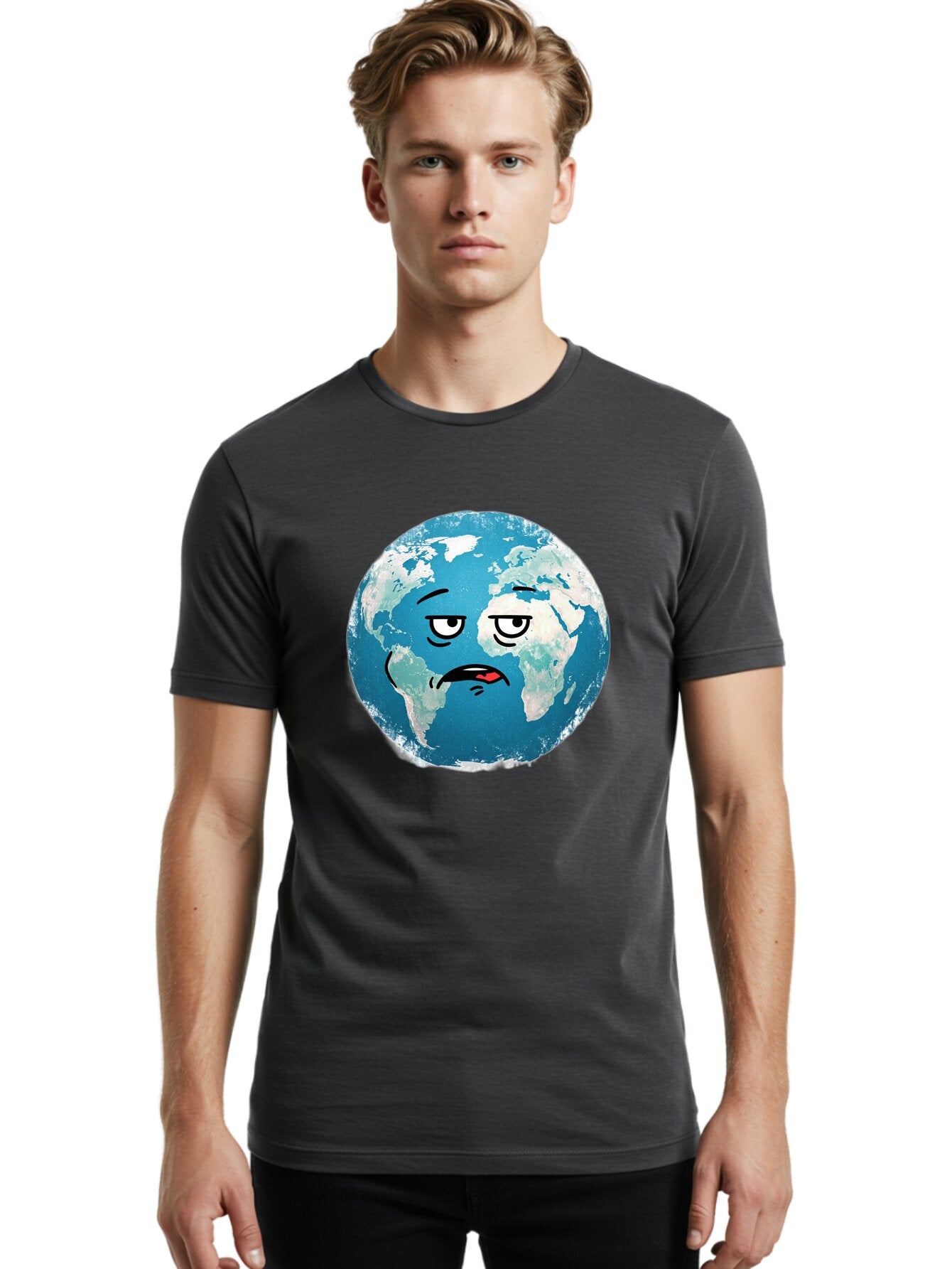 Earth-With-Angry-Face Men'S Graphic Tee, 100% Cotton, Comfortable Casual Summer Wear, Machine Washable, Vintage Camera, Old Camera, Antique Camera, Black Camera, Classic Photography, Photography Equipment, Nostalgic Device, Film Camera, Baq769 26