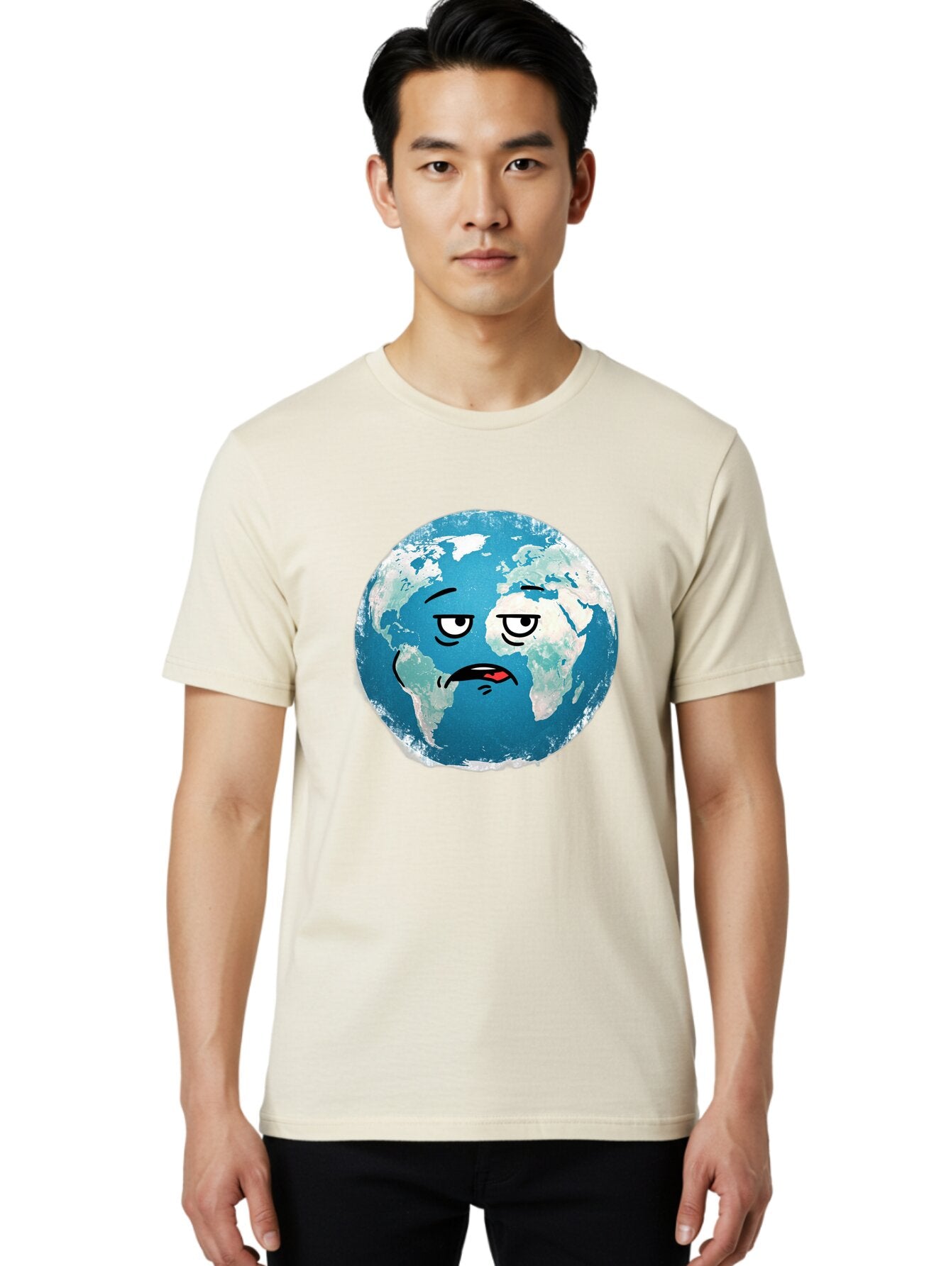 Earth-With-Angry-Face Men'S Graphic Tee, 100% Cotton, Comfortable Casual Summer Wear, Machine Washable, Vintage Camera, Old Camera, Antique Camera, Black Camera, Classic Photography, Photography Equipment, Nostalgic Device, Film Camera, Baq769 16