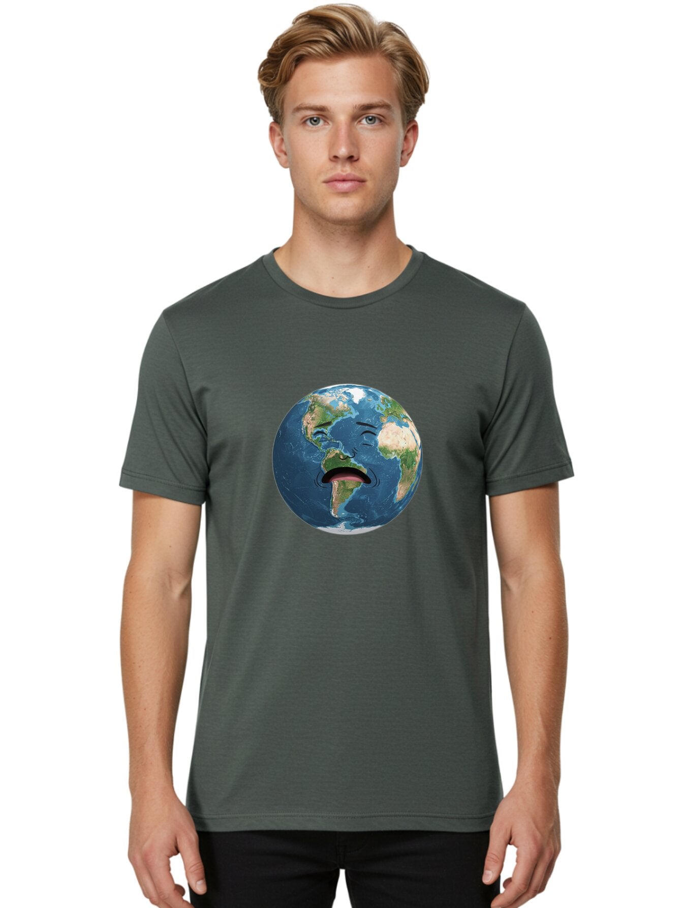 Earth Men'S Graphic Tee, 100% Cotton, Comfortable Casual Summer Wear, Machine Washable, Vintage Camera, Old Camera, Antique Camera, Black Camera, Classic Photography, Photography Equipment, Nostalgic Device, Film Camera, Camera Art Baq772 24