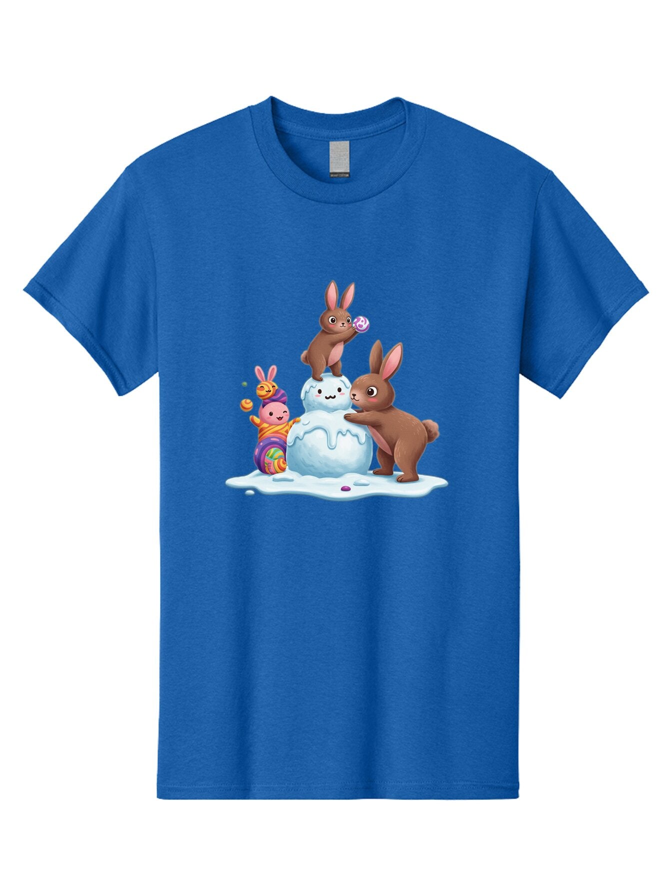 Easter-Bunnies-Building-Snowman Men'S Graphic Tee, 100% Cotton, Comfortable Casual Summer Wear, Machine Washable, Vintage Camera, Old Camera, Antique Camera, Black Camera, Classic Photography, Photography Equipment, Nostalgic Device, Baq773 8