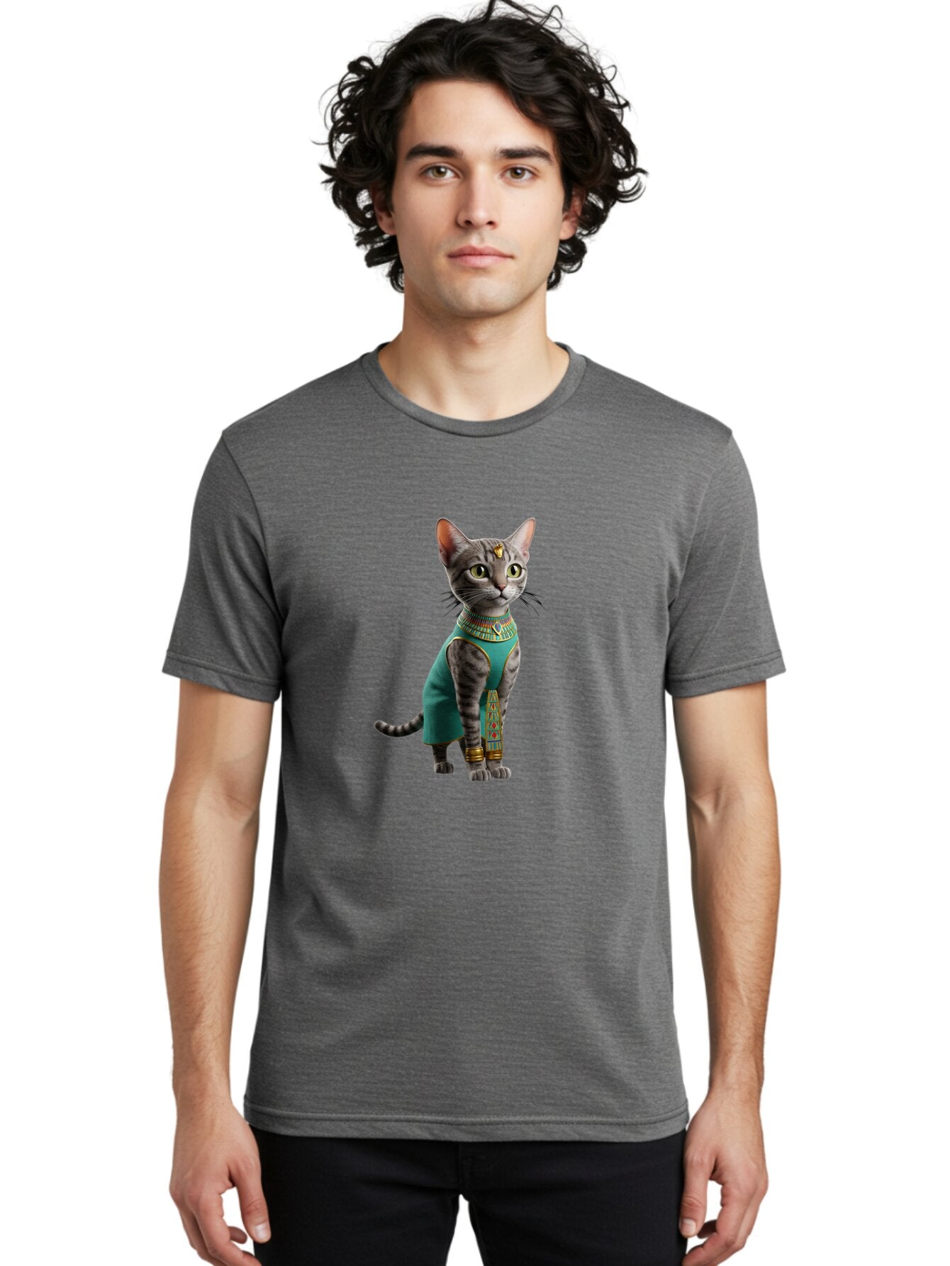 Egyptian-Cat Men'S Graphic Tee, 100% Cotton, Comfortable Casual Summer Wear, Machine Washable, Vintage Camera, Old Camera, Antique Camera, Black Camera, Classic Photography, Photography Equipment, Nostalgic Device, Film Camera, Camera Art Baq774 25