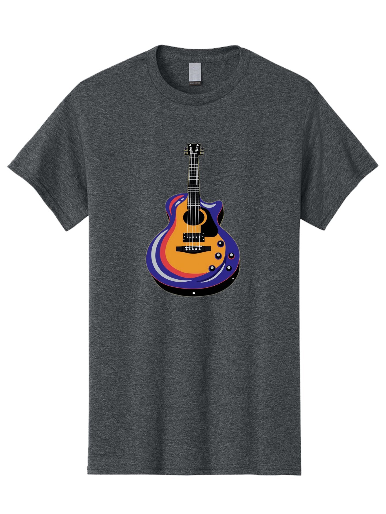 Electric-Guitar Men'S Graphic Tee, 100% Cotton, Comfortable Casual Summer Wear, Machine Washable, Vintage Camera, Old Camera, Antique Camera, Black Camera, Classic Photography, Photography Equipment, Nostalgic Device, Film Camera, Camera Art Baq775 12