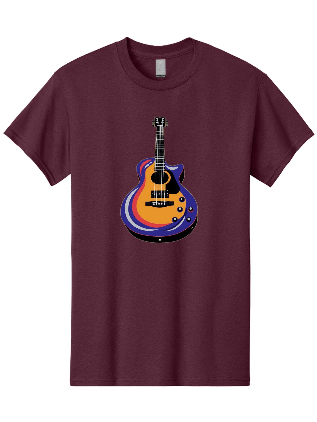 Electric-Guitar Men'S Graphic Tee, 100% Cotton, Comfortable Casual Summer Wear, Machine Washable, Vintage Camera, Old Camera, Antique Camera, Black Camera, Classic Photography, Photography Equipment, Nostalgic Device, Film Camera, Camera Art Baq775 1