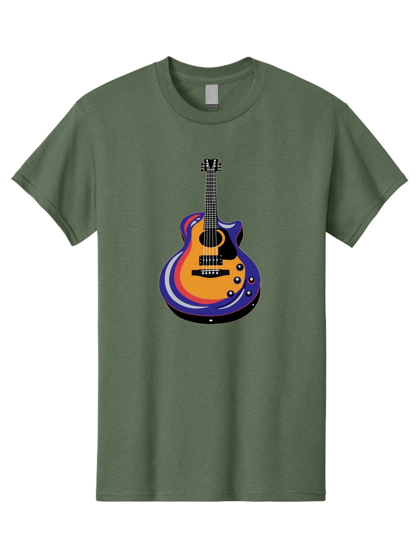 Electric-Guitar Men'S Graphic Tee, 100% Cotton, Comfortable Casual Summer Wear, Machine Washable, Vintage Camera, Old Camera, Antique Camera, Black Camera, Classic Photography, Photography Equipment, Nostalgic Device, Film Camera, Camera Art Baq775 11