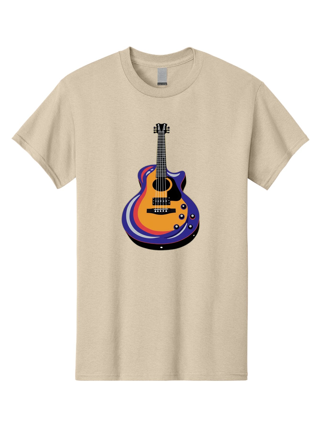 Electric-Guitar Men'S Graphic Tee, 100% Cotton, Comfortable Casual Summer Wear, Machine Washable, Vintage Camera, Old Camera, Antique Camera, Black Camera, Classic Photography, Photography Equipment, Nostalgic Device, Film Camera, Camera Art Baq775 5
