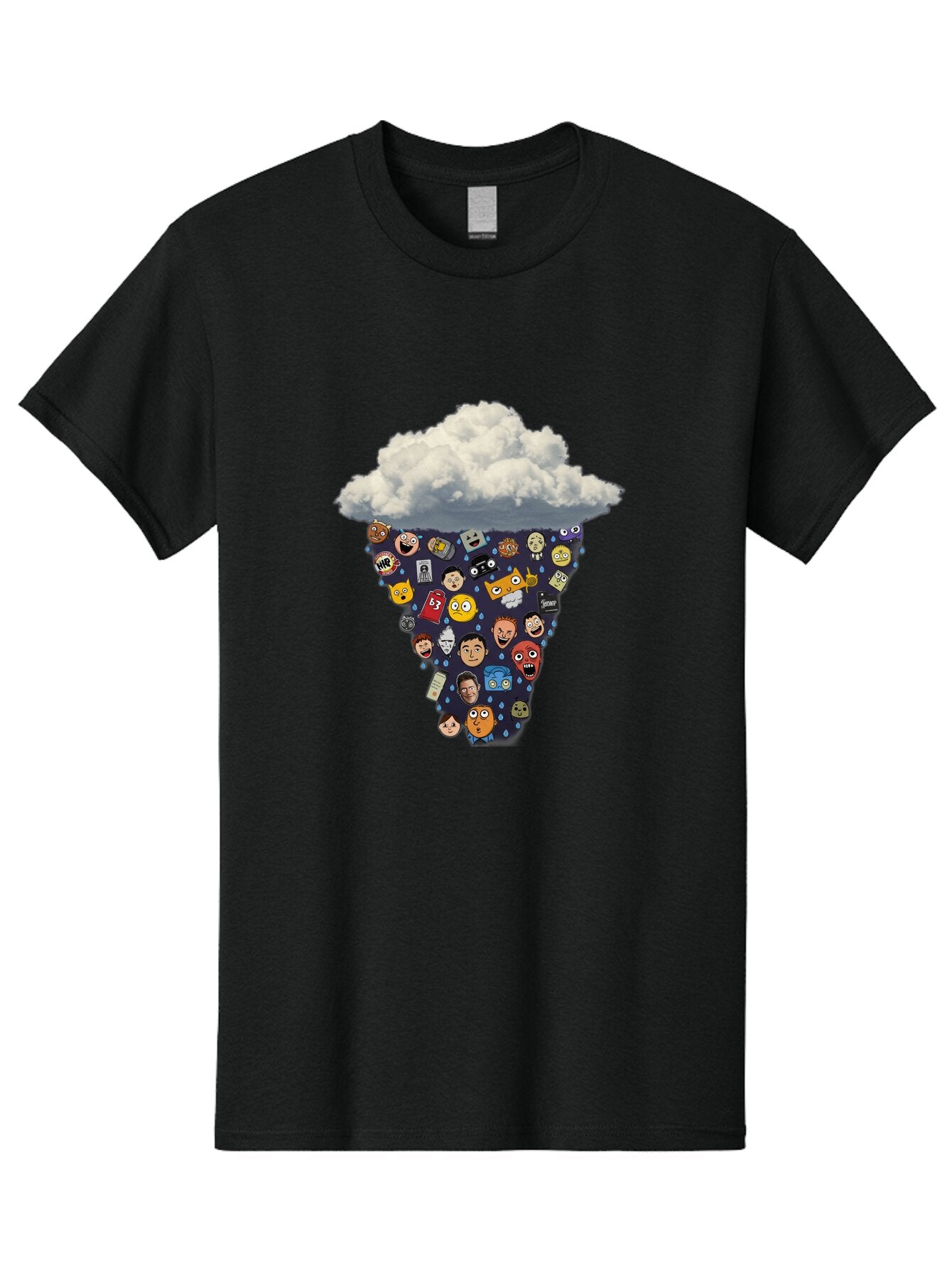 Emoji-Cloud Men'S Graphic Tee, 100% Cotton, Comfortable Casual Summer Wear, Machine Washable, Vintage Camera, Old Camera, Antique Camera, Black Camera, Classic Photography, Photography Equipment, Nostalgic Device, Film Camera, Camera Art Baq781 7