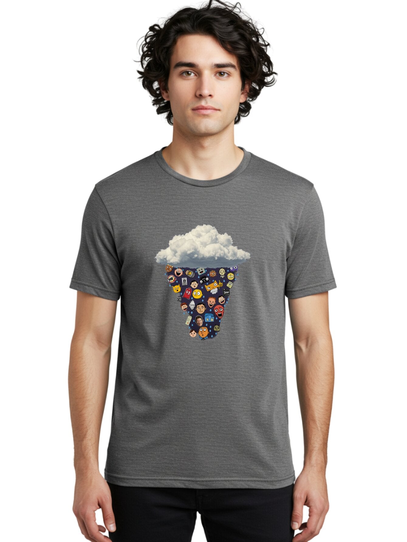 Emoji-Cloud Men'S Graphic Tee, 100% Cotton, Comfortable Casual Summer Wear, Machine Washable, Vintage Camera, Old Camera, Antique Camera, Black Camera, Classic Photography, Photography Equipment, Nostalgic Device, Film Camera, Camera Art Baq781 18