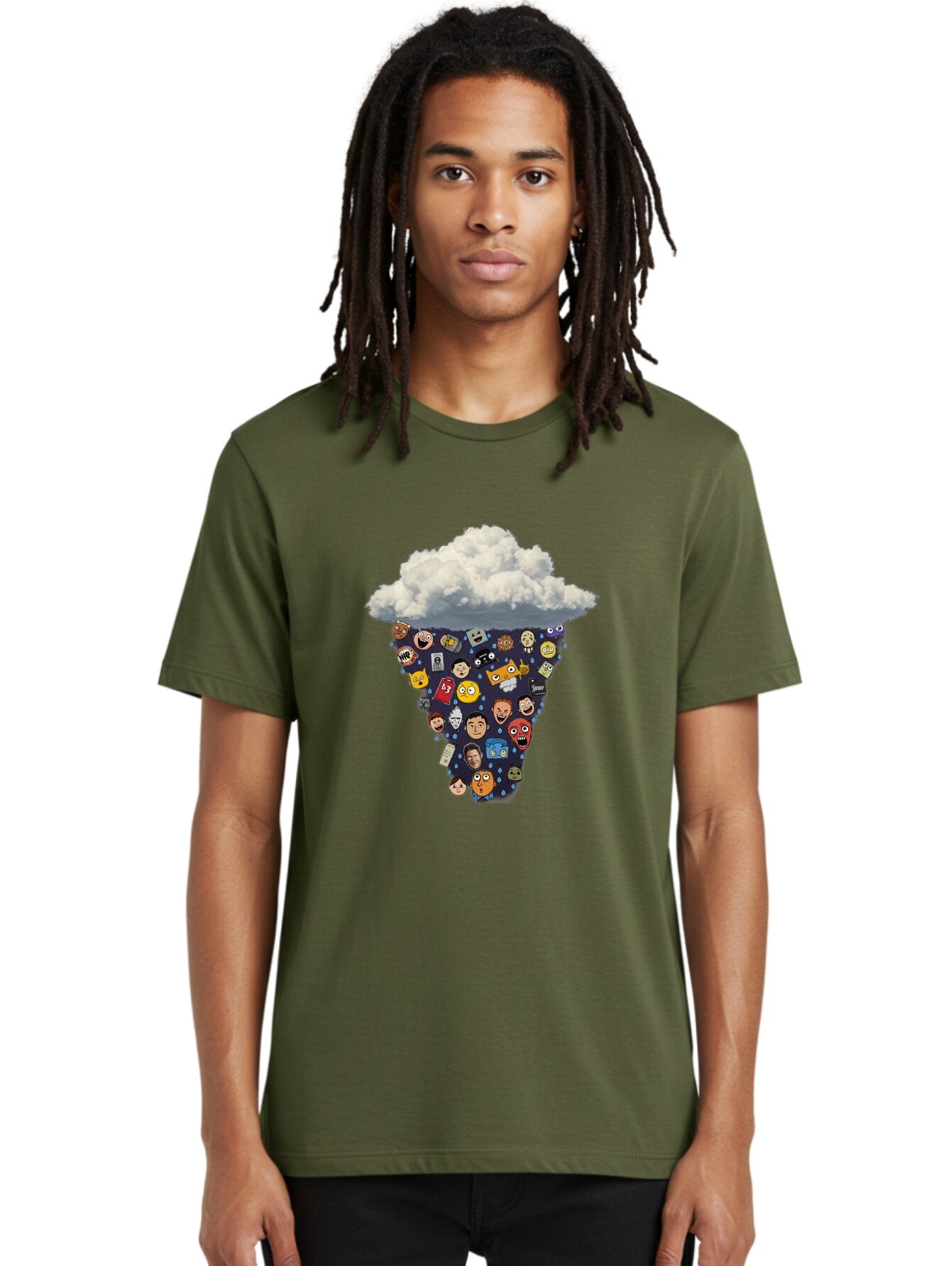 Emoji-Cloud Men'S Graphic Tee, 100% Cotton, Comfortable Casual Summer Wear, Machine Washable, Vintage Camera, Old Camera, Antique Camera, Black Camera, Classic Photography, Photography Equipment, Nostalgic Device, Film Camera, Camera Art Baq781 28