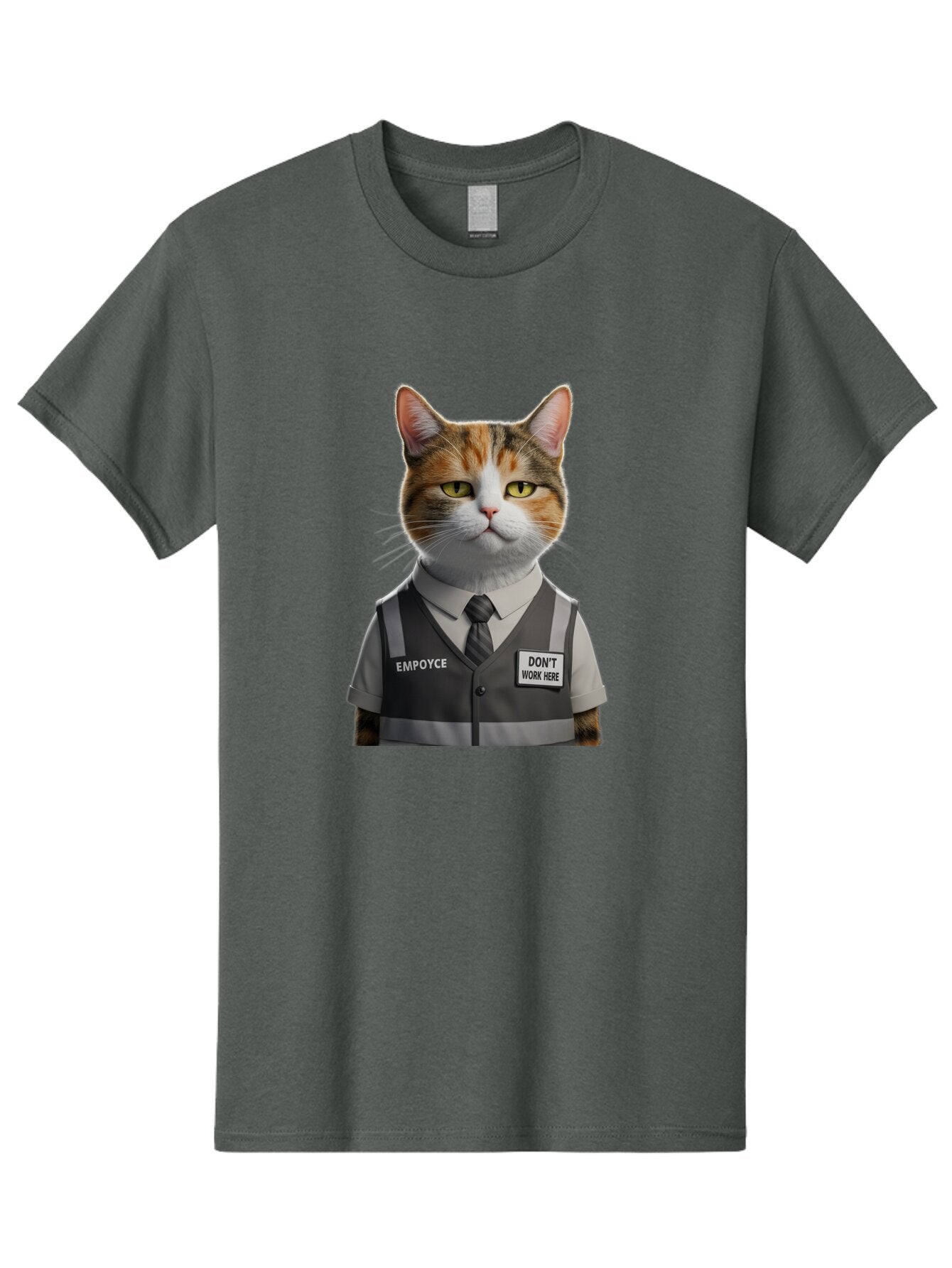 Employee-Cat Men'S Graphic Tee, 100% Cotton, Comfortable Casual Summer Wear, Machine Washable, Vintage Camera, Old Camera, Antique Camera, Black Camera, Classic Photography, Photography Equipment, Nostalgic Device, Film Camera, Camera Art Baq784 5