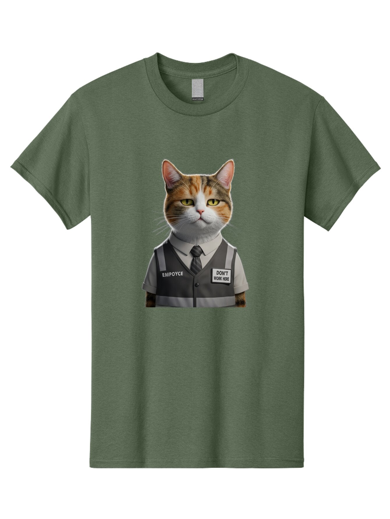 Employee-Cat Men'S Graphic Tee, 100% Cotton, Comfortable Casual Summer Wear, Machine Washable, Vintage Camera, Old Camera, Antique Camera, Black Camera, Classic Photography, Photography Equipment, Nostalgic Device, Film Camera, Camera Art Baq784 11