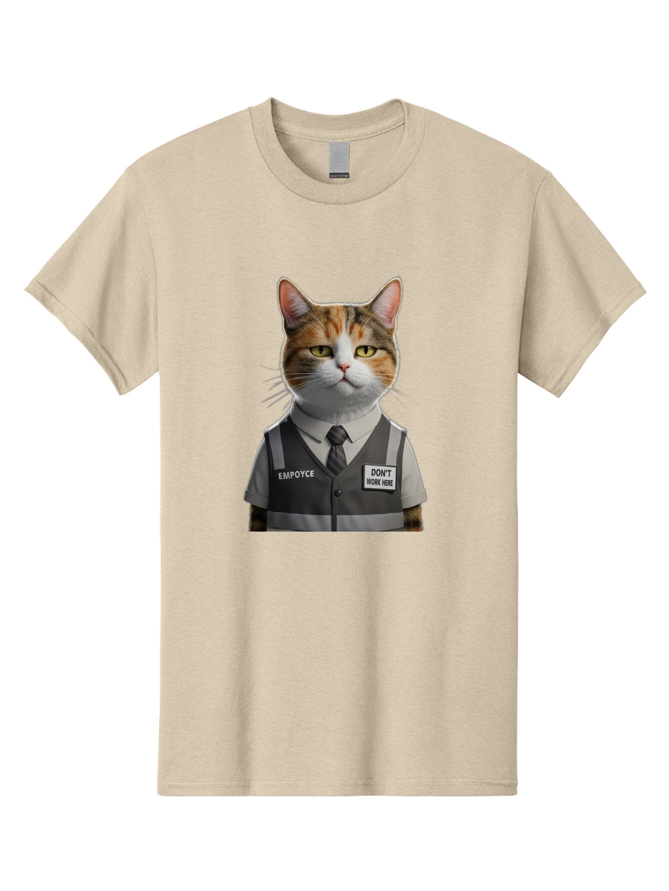 Employee-Cat Men'S Graphic Tee, 100% Cotton, Comfortable Casual Summer Wear, Machine Washable, Vintage Camera, Old Camera, Antique Camera, Black Camera, Classic Photography, Photography Equipment, Nostalgic Device, Film Camera, Camera Art Baq784 15