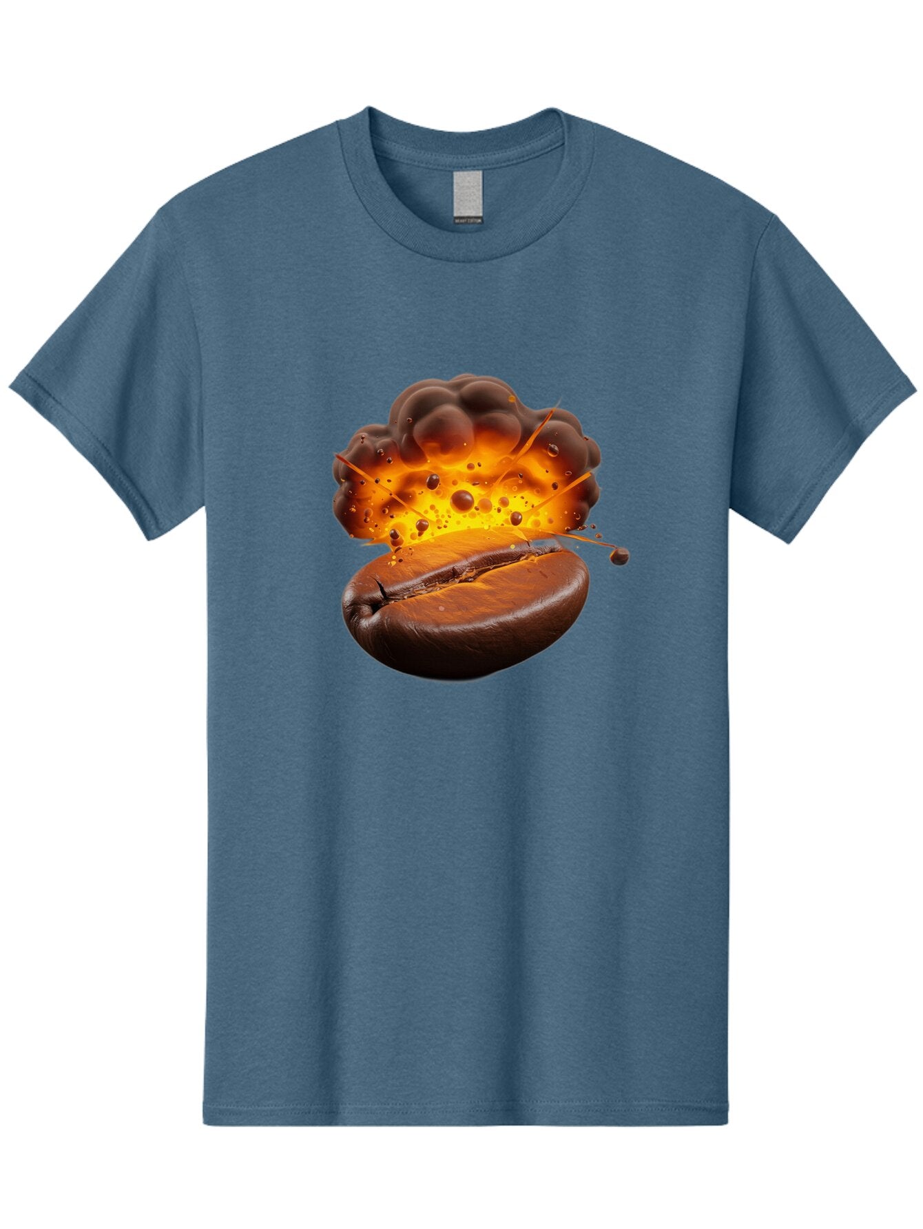 Exploding-Coffee-Bean Men'S Graphic Tee, 100% Cotton, Comfortable Casual Summer Wear, Machine Washable, Vintage Camera, Old Camera, Antique Camera, Black Camera, Classic Photography, Photography Equipment, Nostalgic Device, Film Camera, Baq790 2