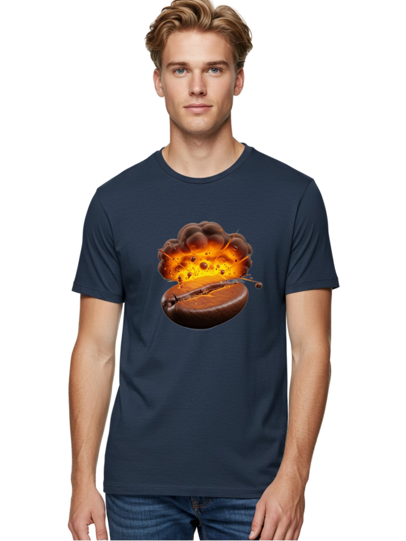 Exploding-Coffee-Bean Men'S Graphic Tee, 100% Cotton, Comfortable Casual Summer Wear, Machine Washable, Vintage Camera, Old Camera, Antique Camera, Black Camera, Classic Photography, Photography Equipment, Nostalgic Device, Film Camera, Baq790 26