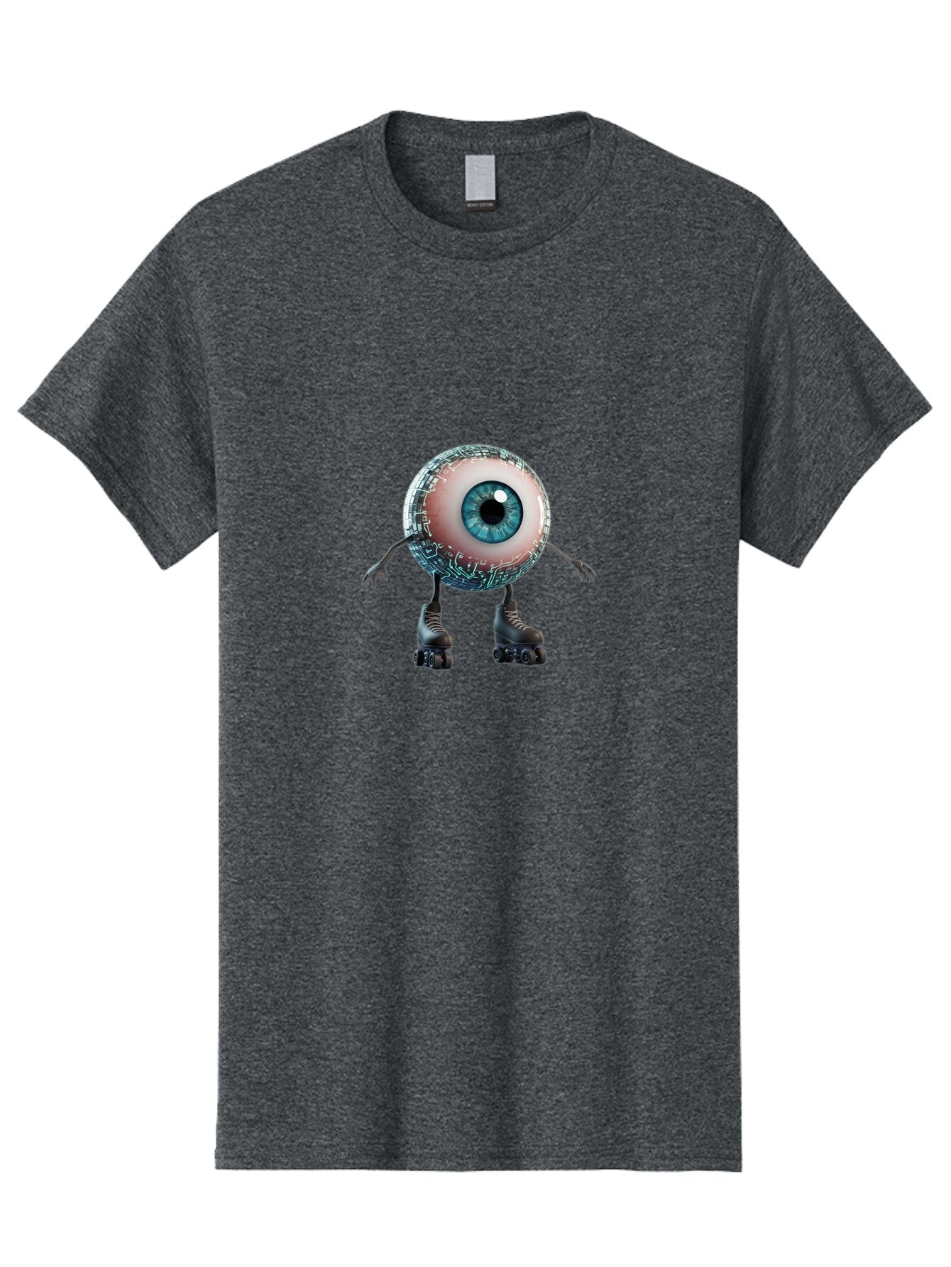 Eye-On-Rollerskates-1 Men'S Graphic Tee, 100% Cotton, Comfortable Casual Summer Wear, Machine Washable, Vintage Camera, Old Camera, Antique Camera, Black Camera, Classic Photography, Photography Equipment, Nostalgic Device, Film Camera, Baq791 15