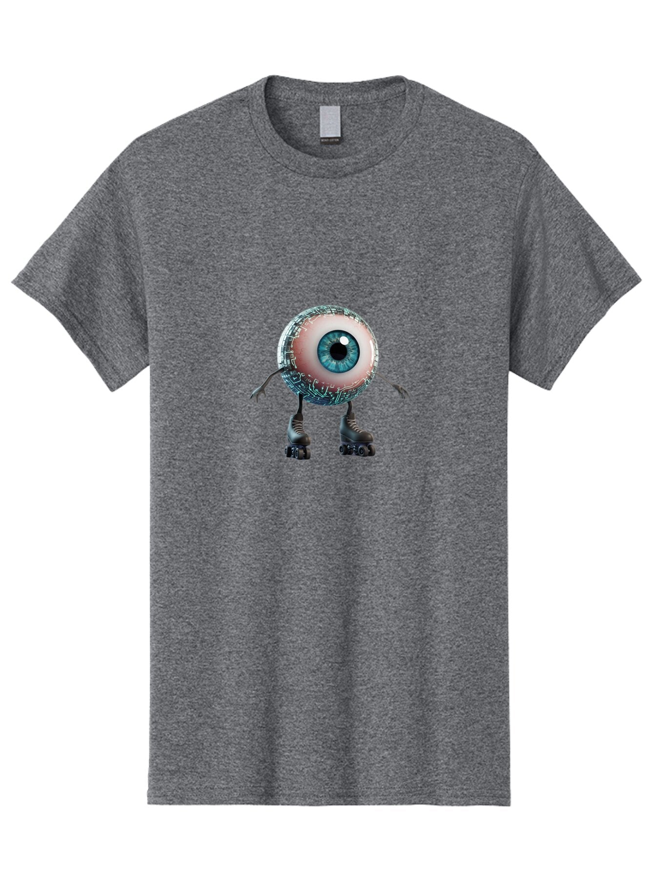 Eye-On-Rollerskates-1 Men'S Graphic Tee, 100% Cotton, Comfortable Casual Summer Wear, Machine Washable, Vintage Camera, Old Camera, Antique Camera, Black Camera, Classic Photography, Photography Equipment, Nostalgic Device, Film Camera, Baq791 6
