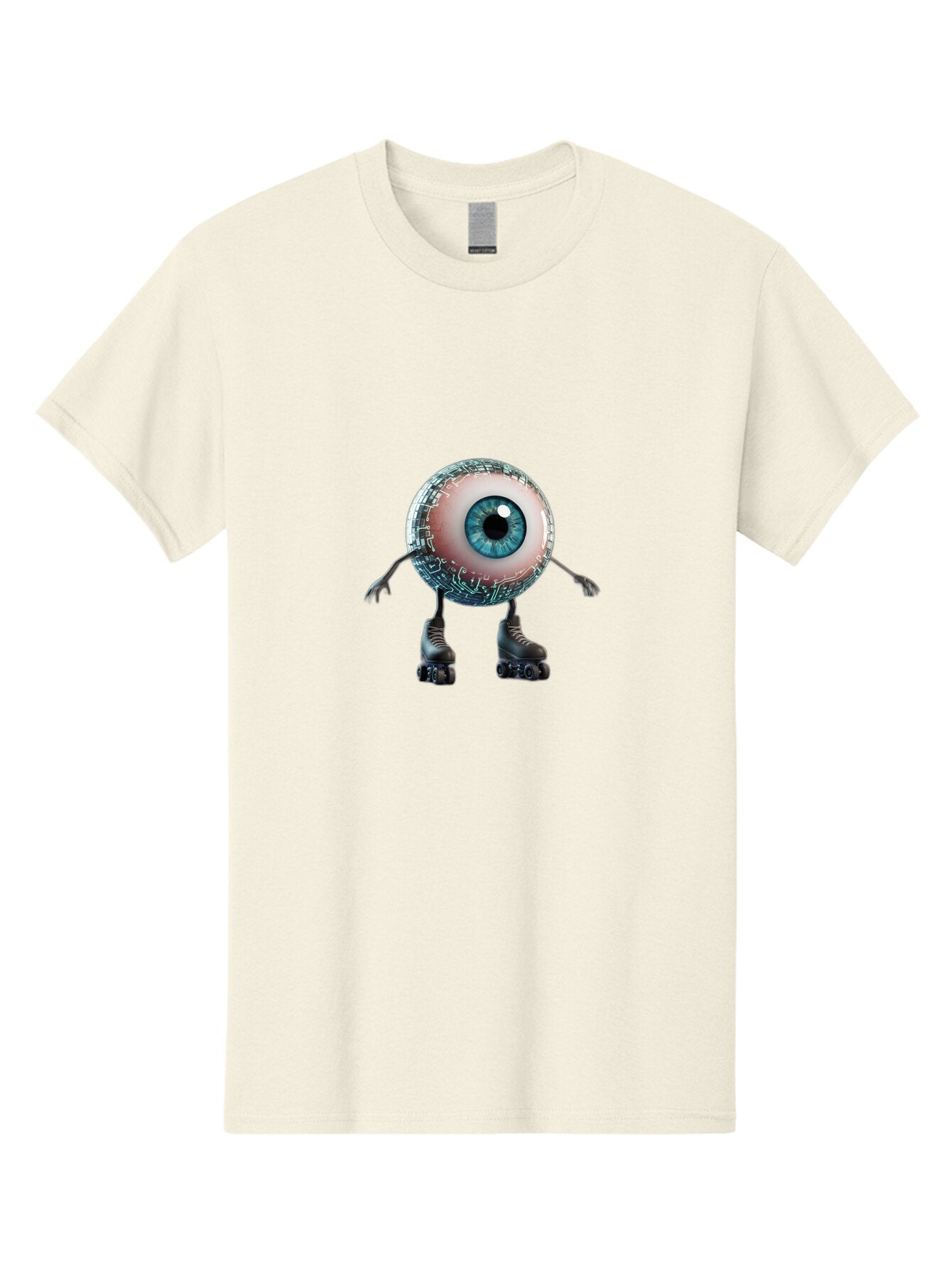 Eye-On-Rollerskates-1 Men'S Graphic Tee, 100% Cotton, Comfortable Casual Summer Wear, Machine Washable, Vintage Camera, Old Camera, Antique Camera, Black Camera, Classic Photography, Photography Equipment, Nostalgic Device, Film Camera, Baq791 2